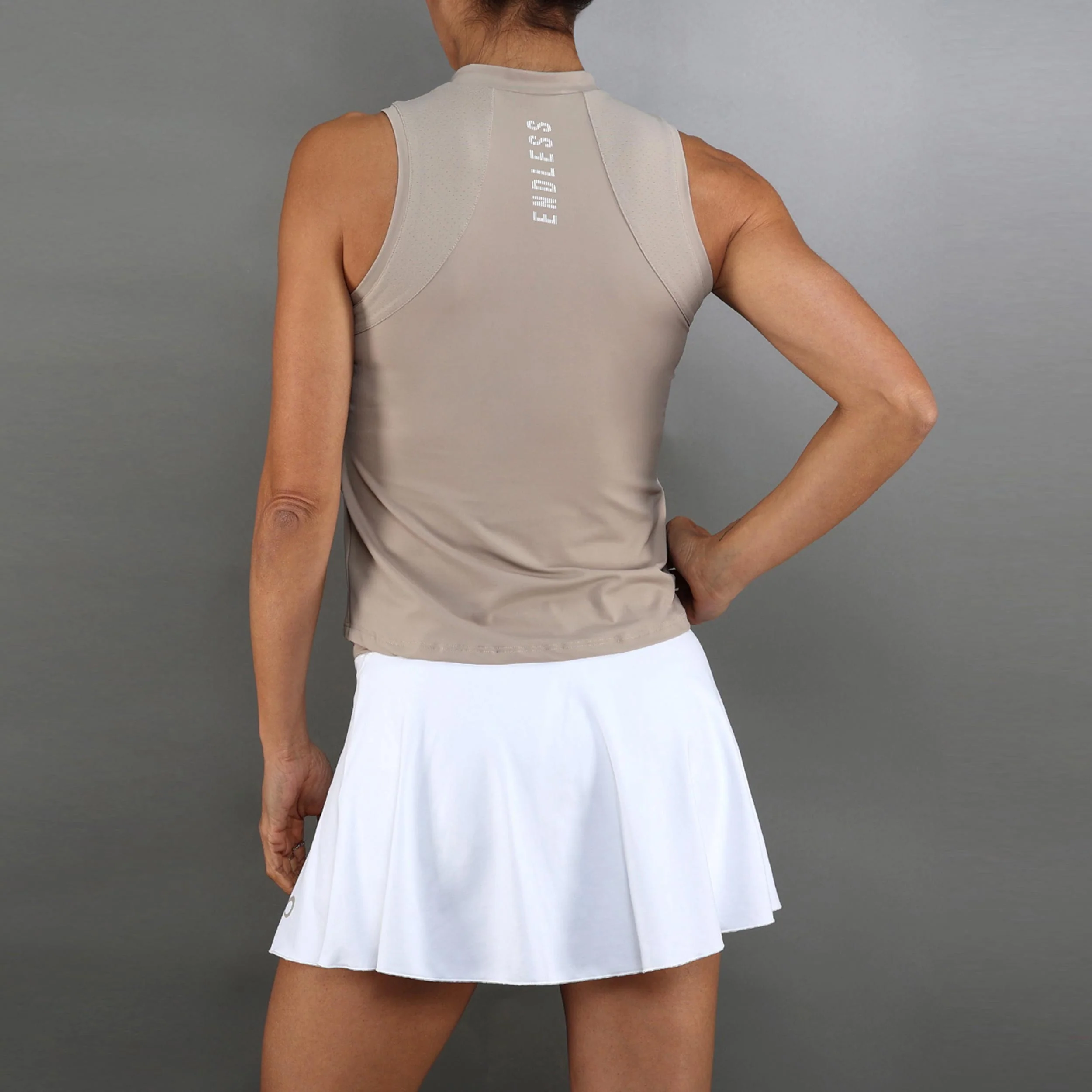 Glam Tanktop Dames-beige - Image 4