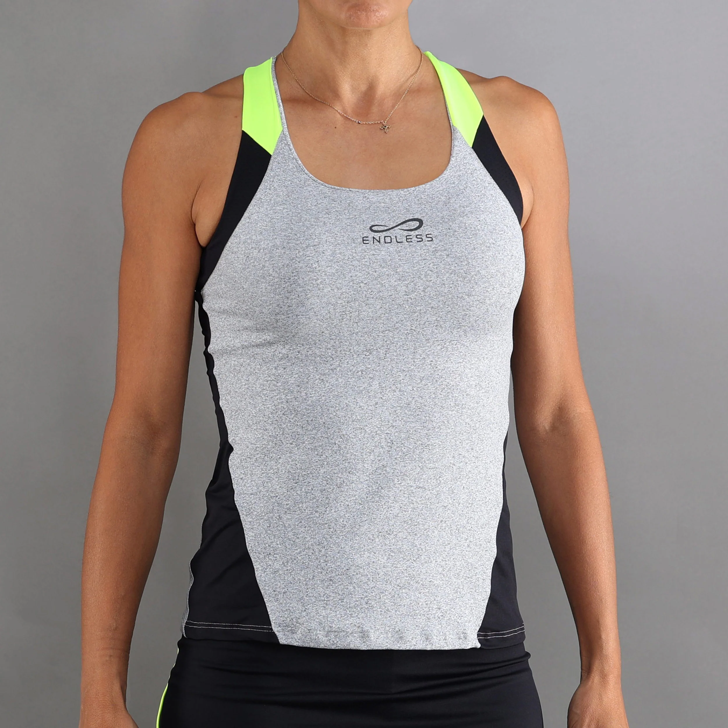 Grace Tanktop Dames-Grijs,Zwart - Image 5