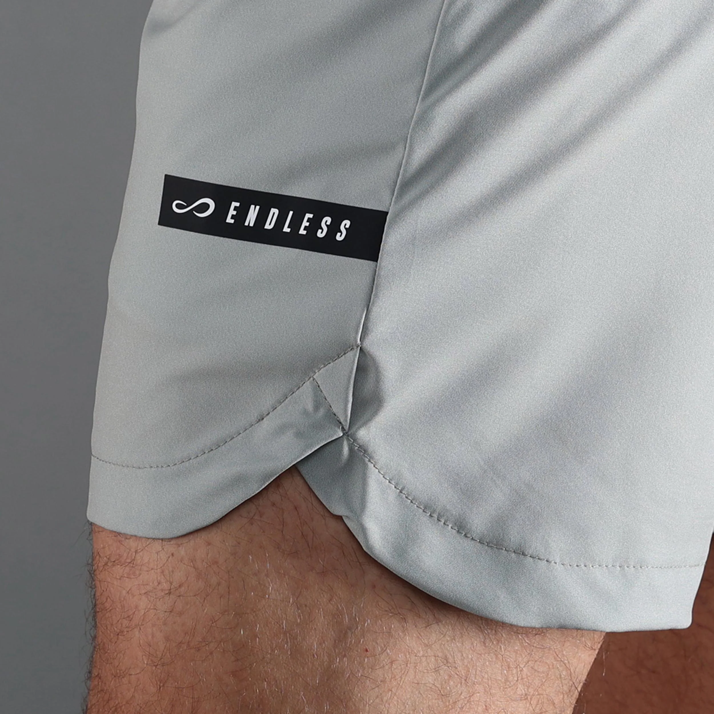 Swift Shorts Heren-lichtgrijs - Image 4