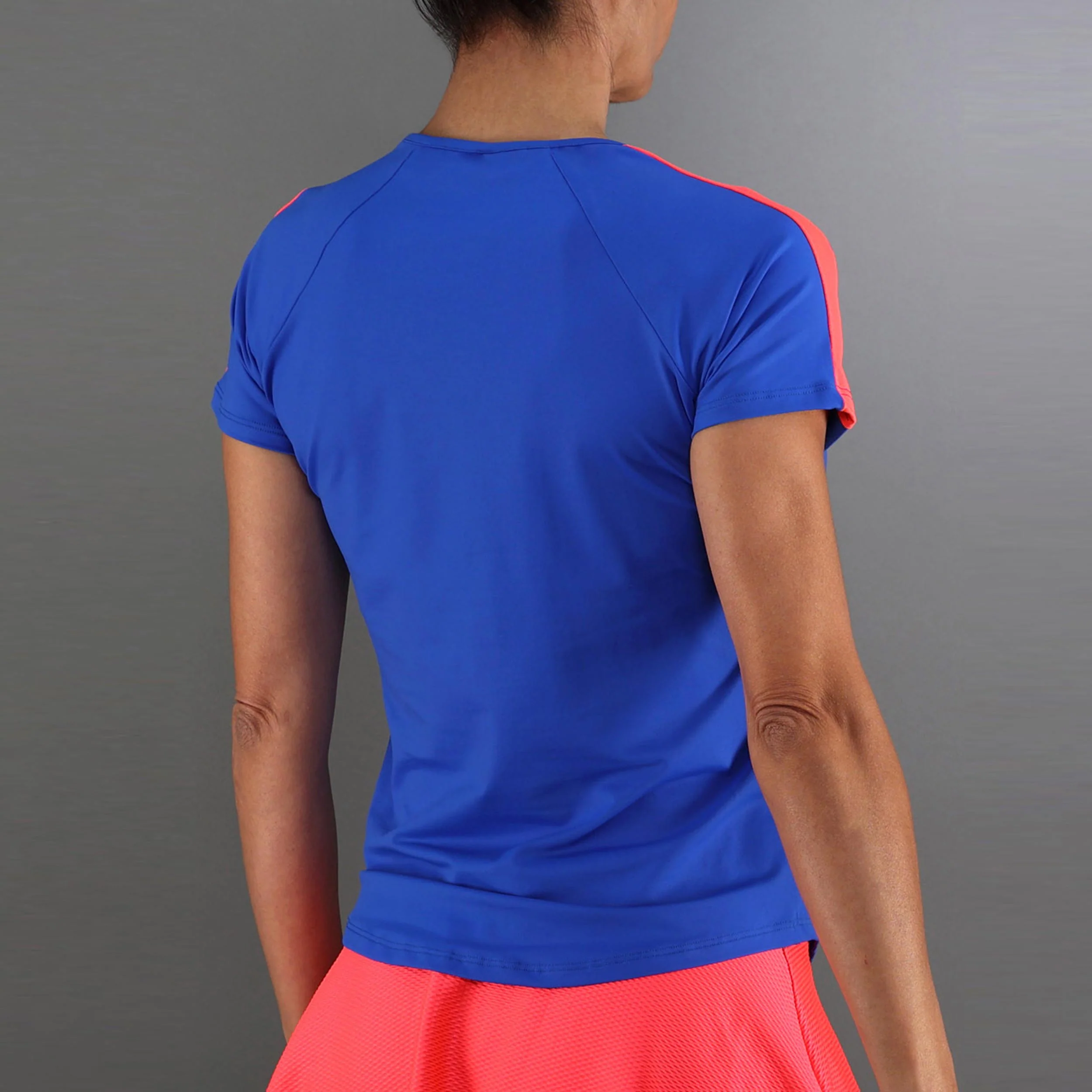 T-shirt Dames-blauw - Image 4