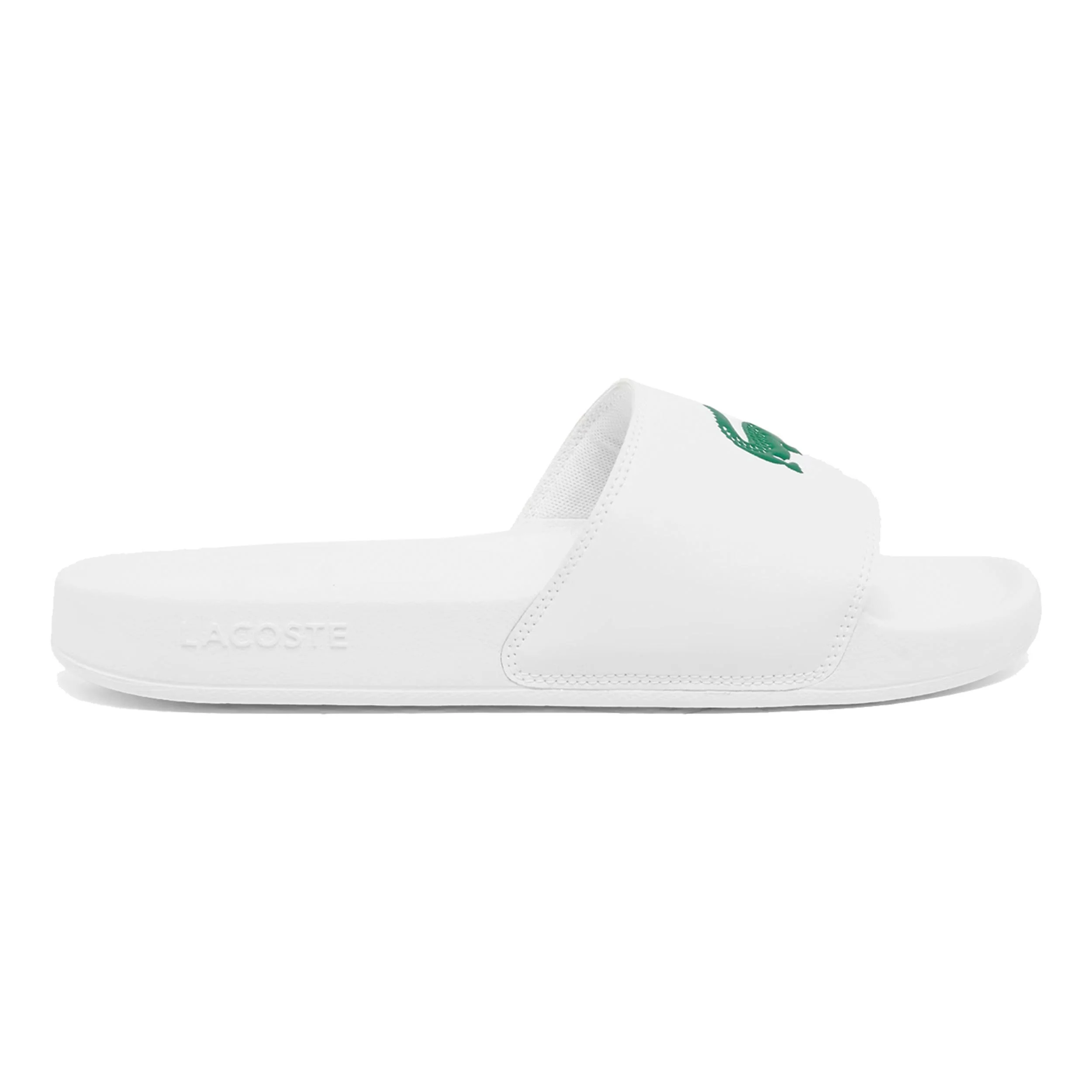 Serve Badslippers Heren - wit, groen