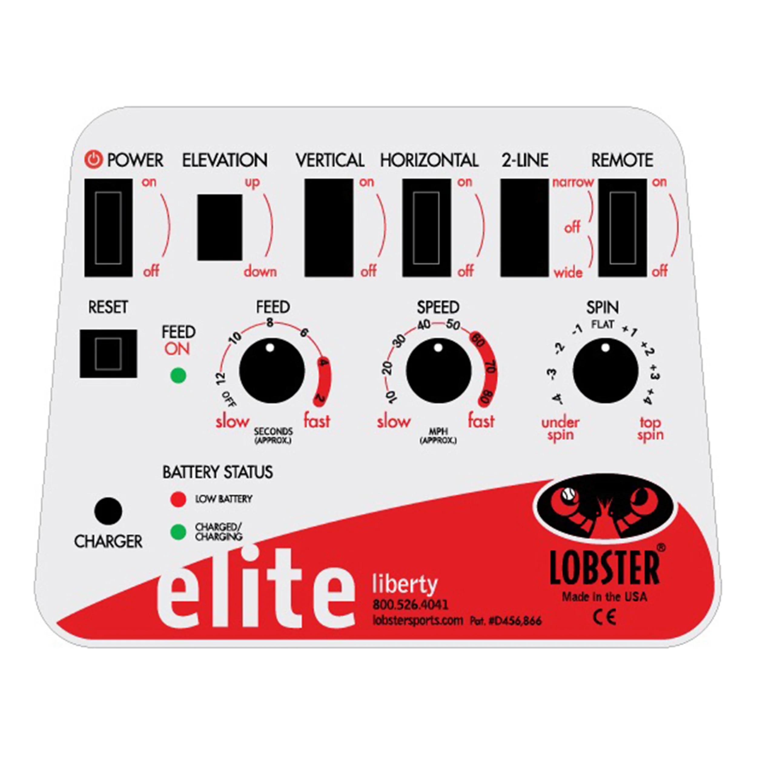 Elite Liberty Ballenkanon-Rood,Wit - Image 2