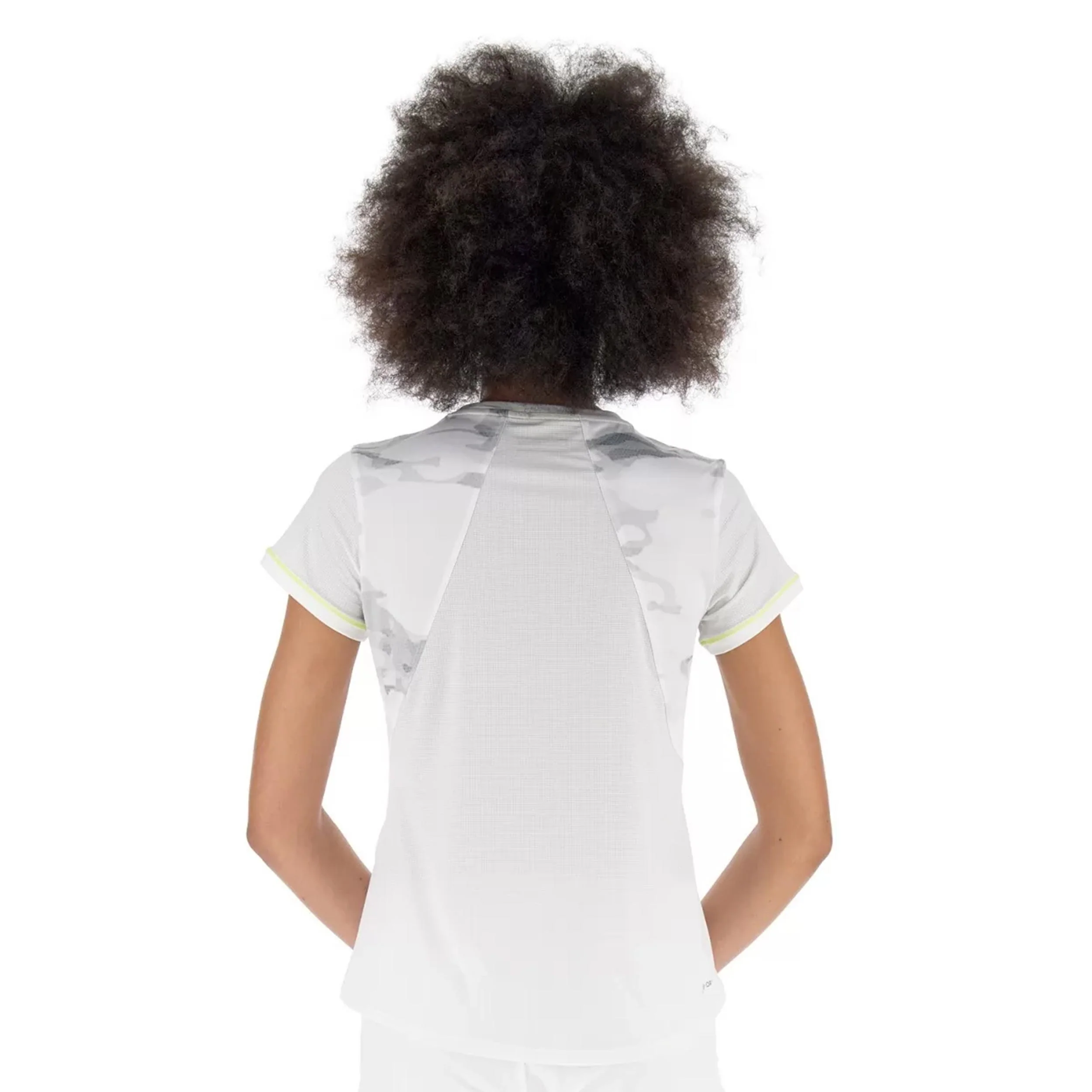 Tech T-shirt Dames-Wit,Grijs - Image 7