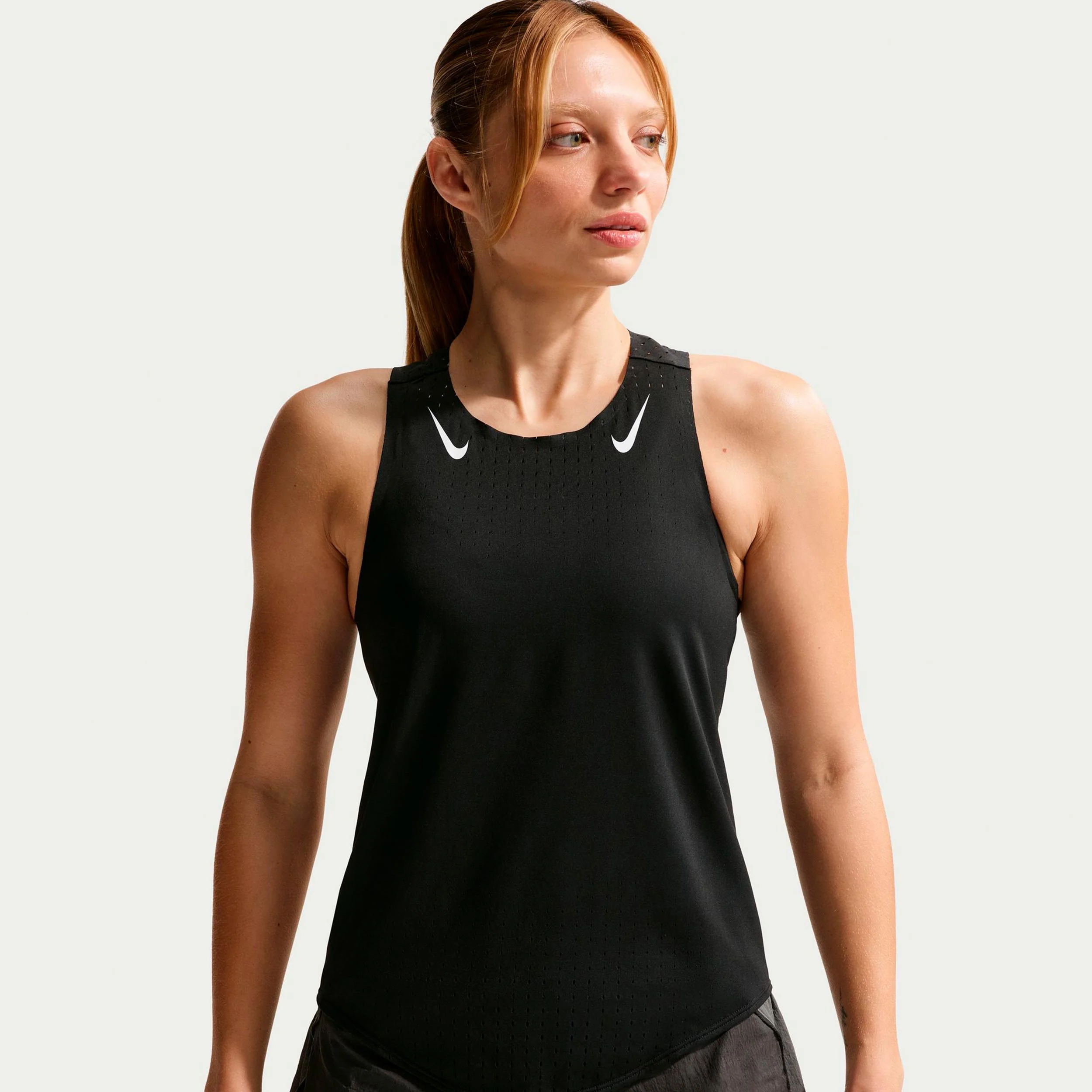 AeroSwift Hardloopshirt Dames - zwart, wit