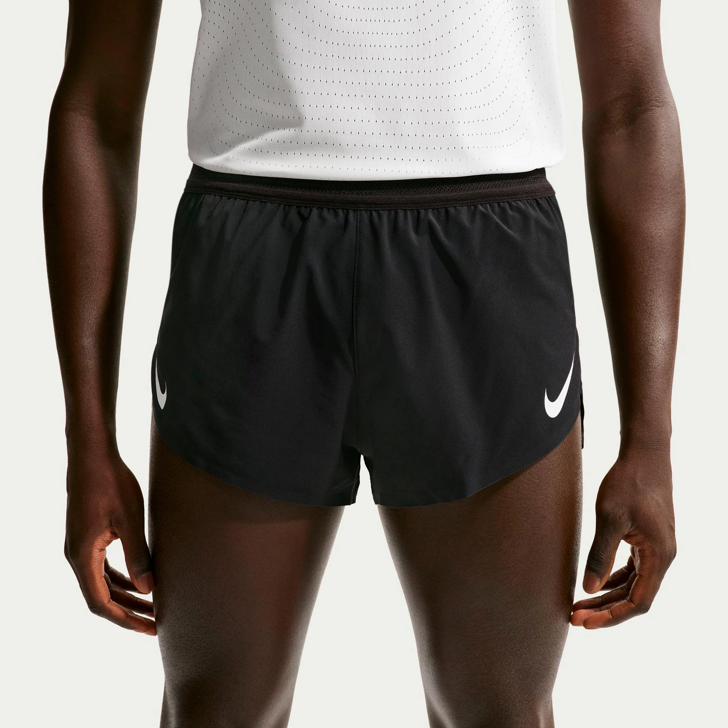 AeroSwift Hardloopshorts Heren - zwart, wit