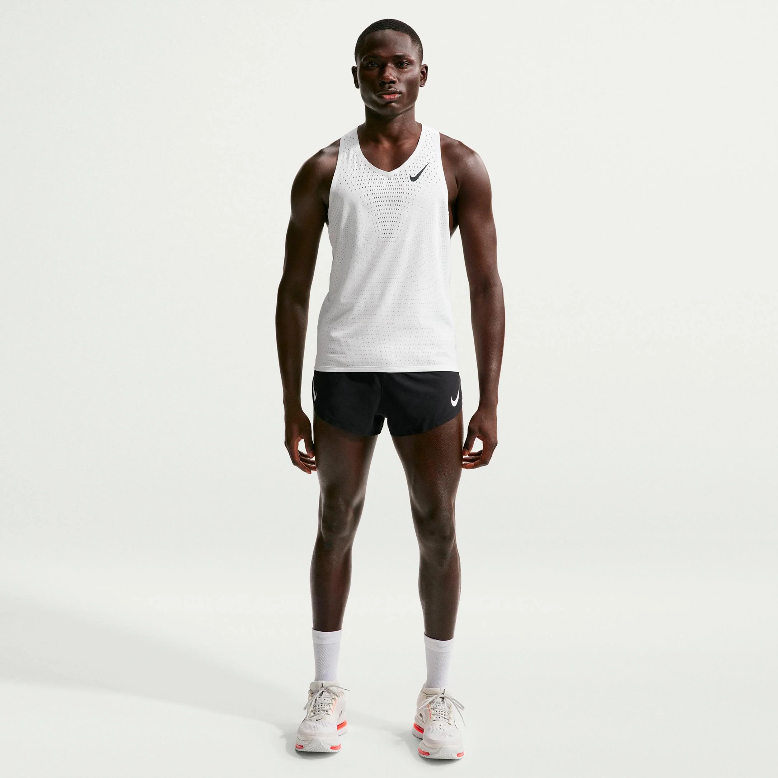 AeroSwift Hardloopshorts Heren - zwart, wit - Image 2