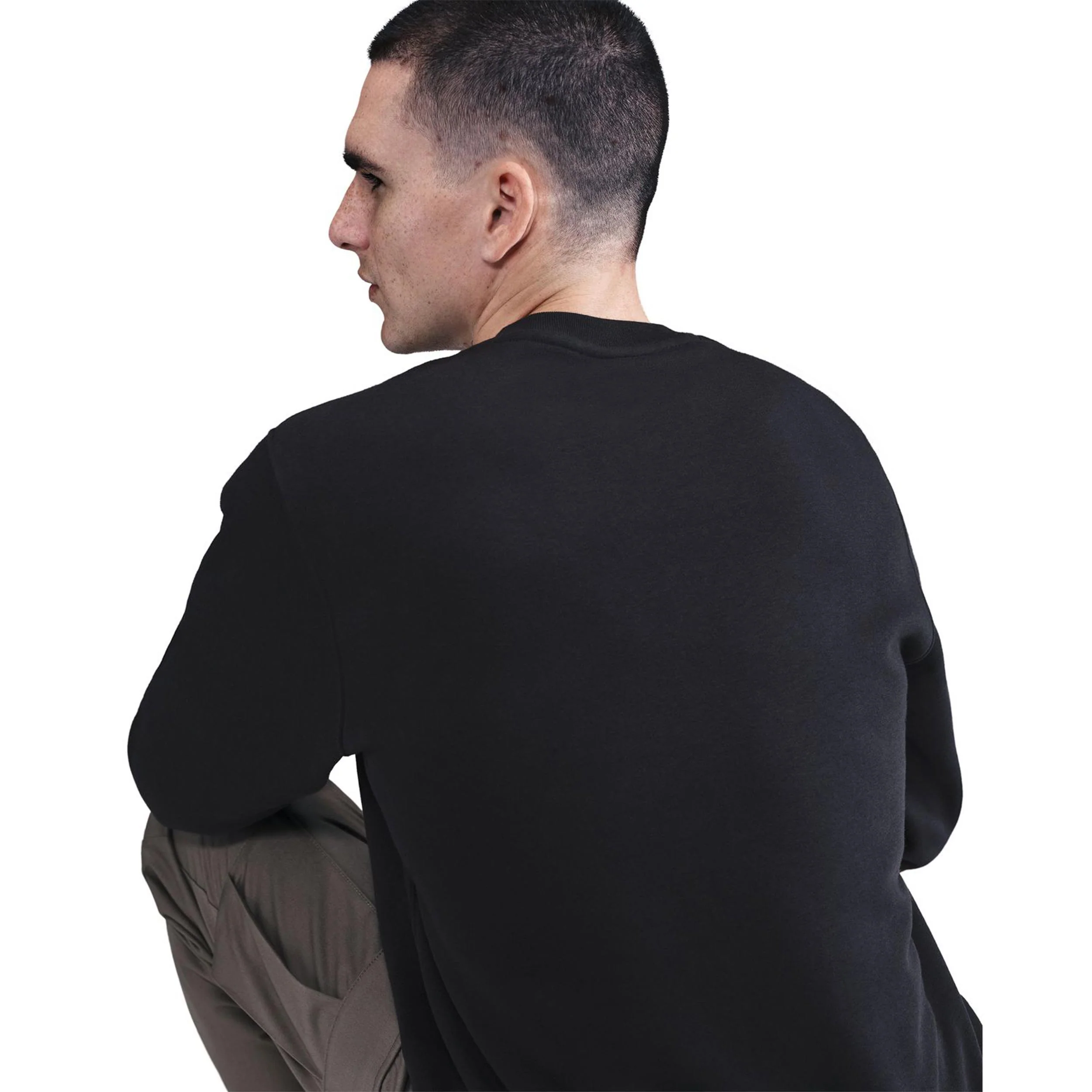 Club Crew Sweatshirt Heren-Zwart - Image 4