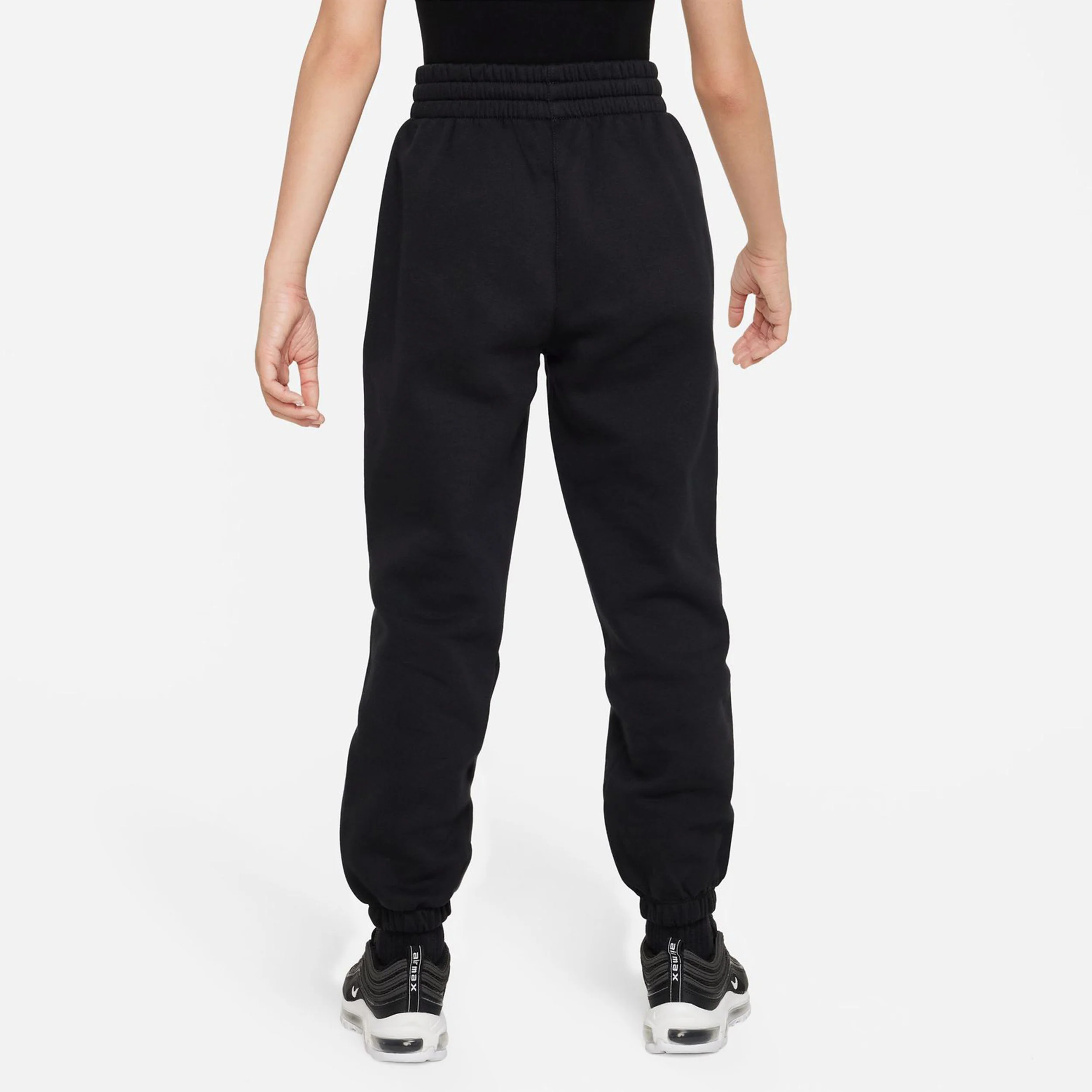 Club Fleece Loose Trainingsbroek Meisjes-Zwart,Wit - Image 5
