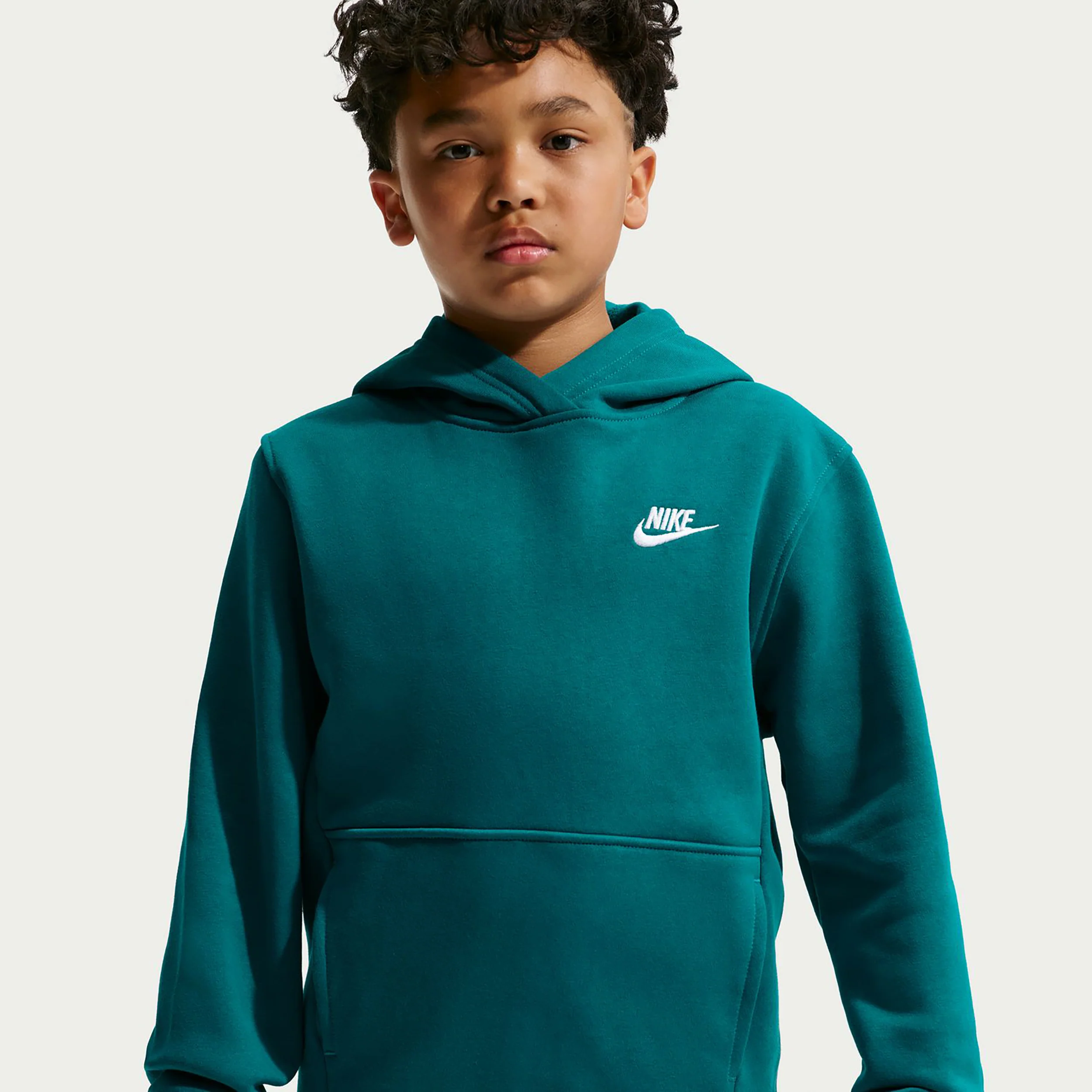 Club Fleece Sweater met capuchon Kinderen - petrolblauw - Image 5