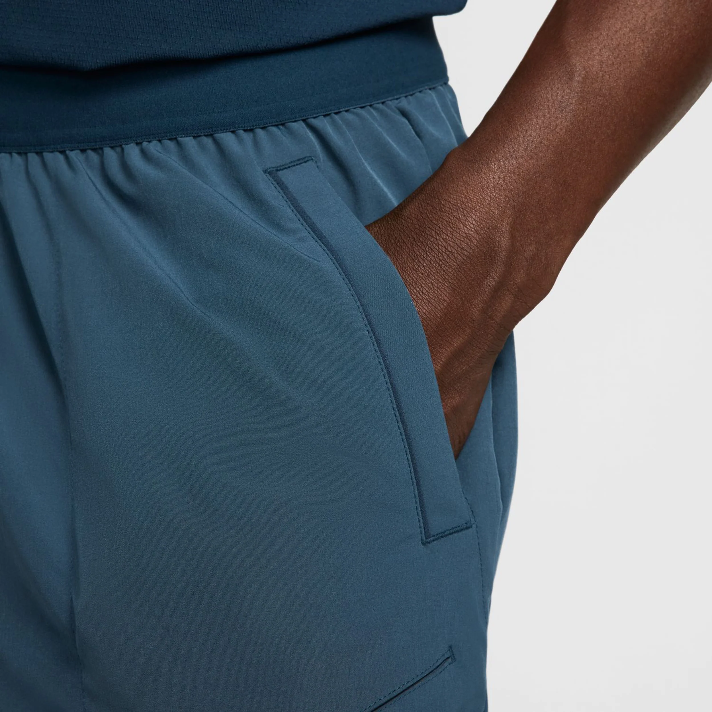 Court Dri-Fit Advantage 6in Shorts Heren-Donkerblauw,Wit - Image 8