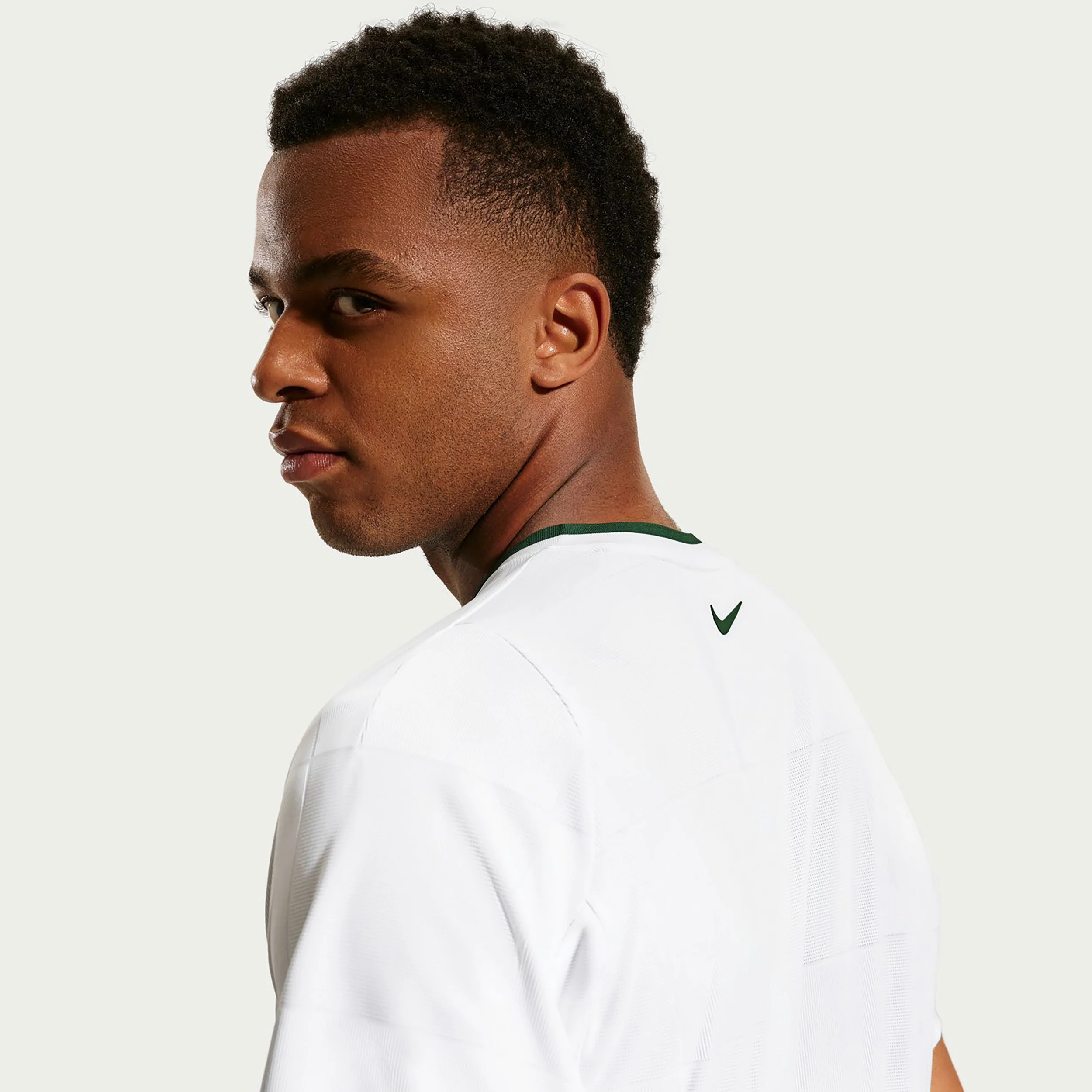 Court Dri-Fit Advantage Slam T-shirt Heren - wit, groen - Image 6