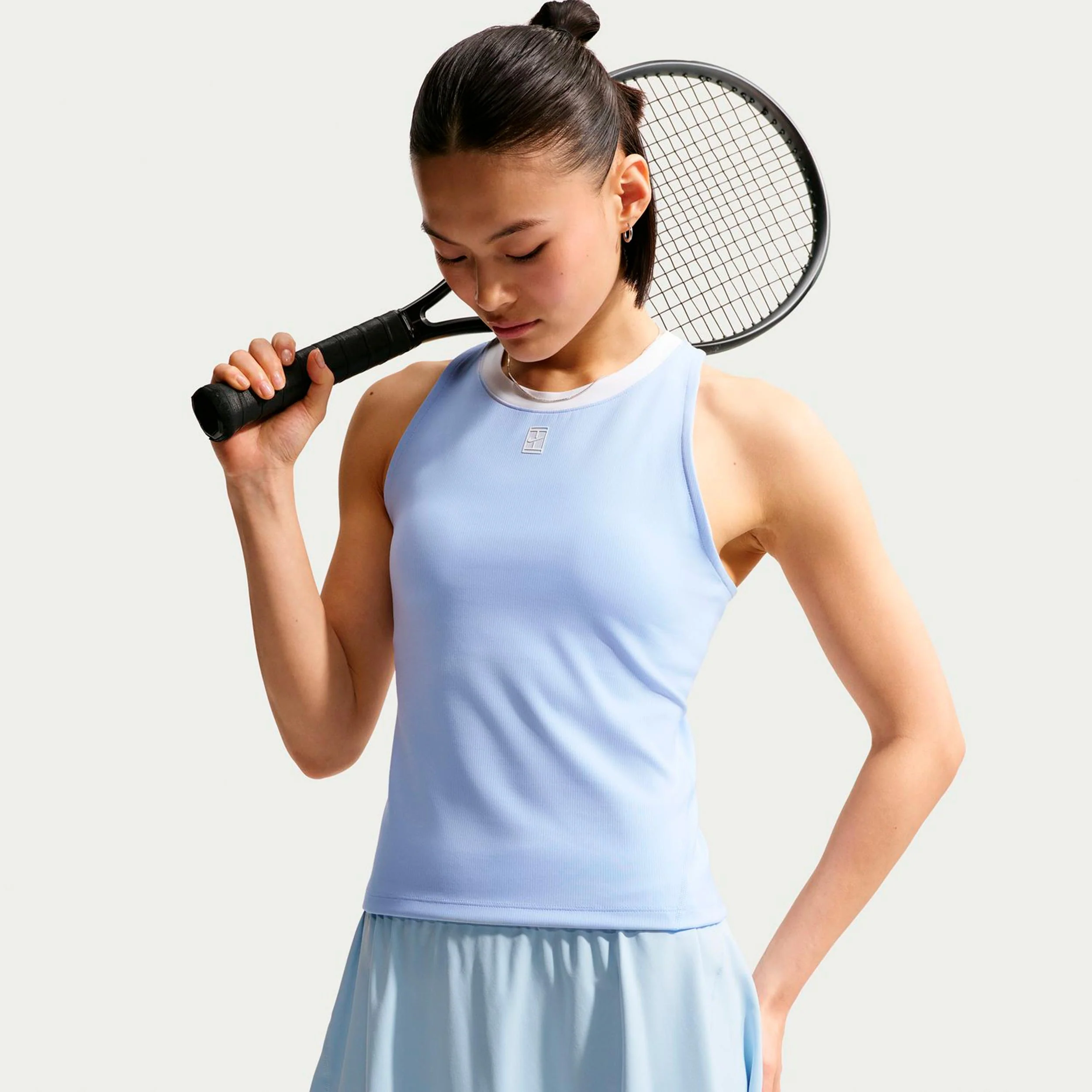 Court Dri-FIT Advantage Tanktop Dames - lichtblauw