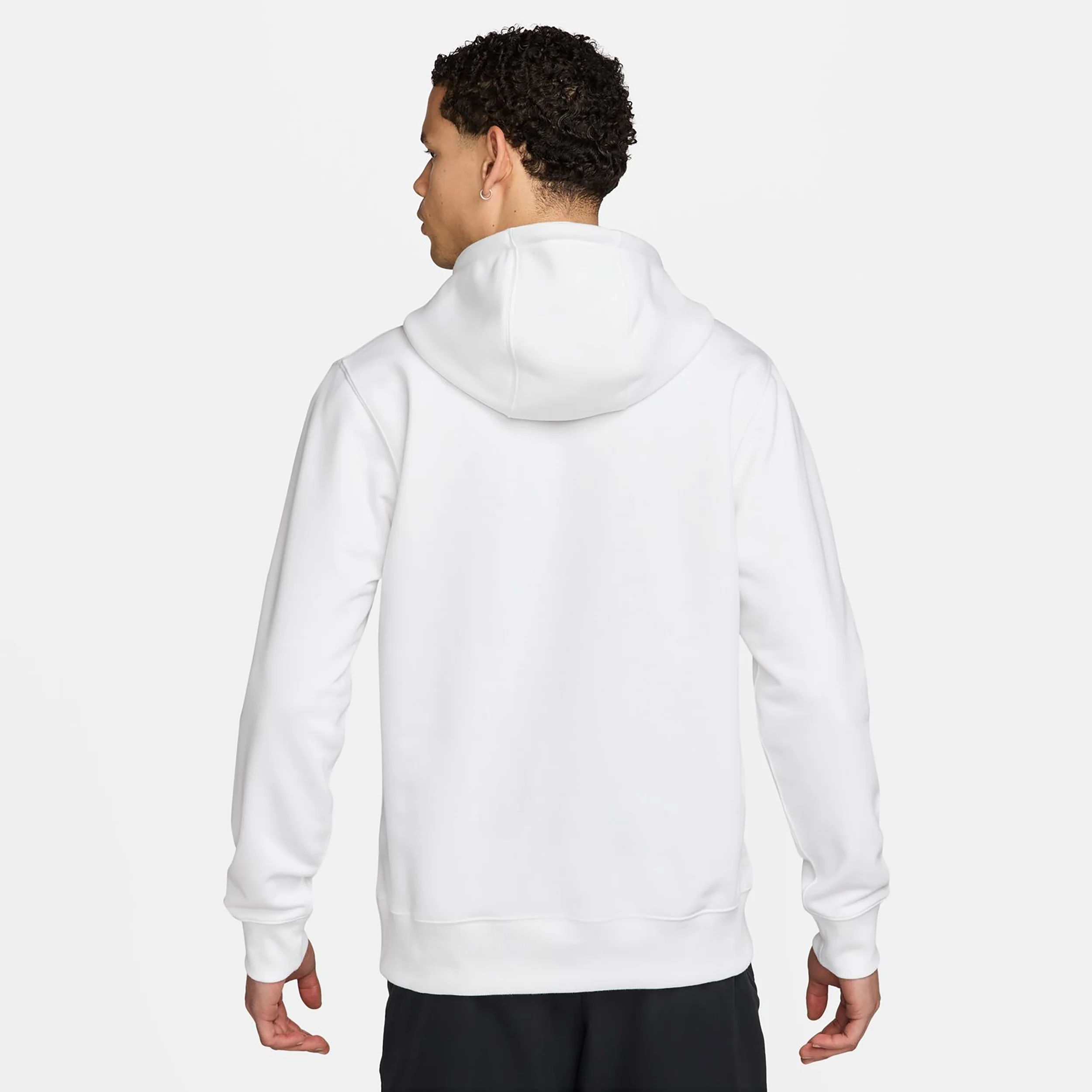 Court Dri-Fit Heritage Sweater met capuchon Heren - wit, zwart - Image 2