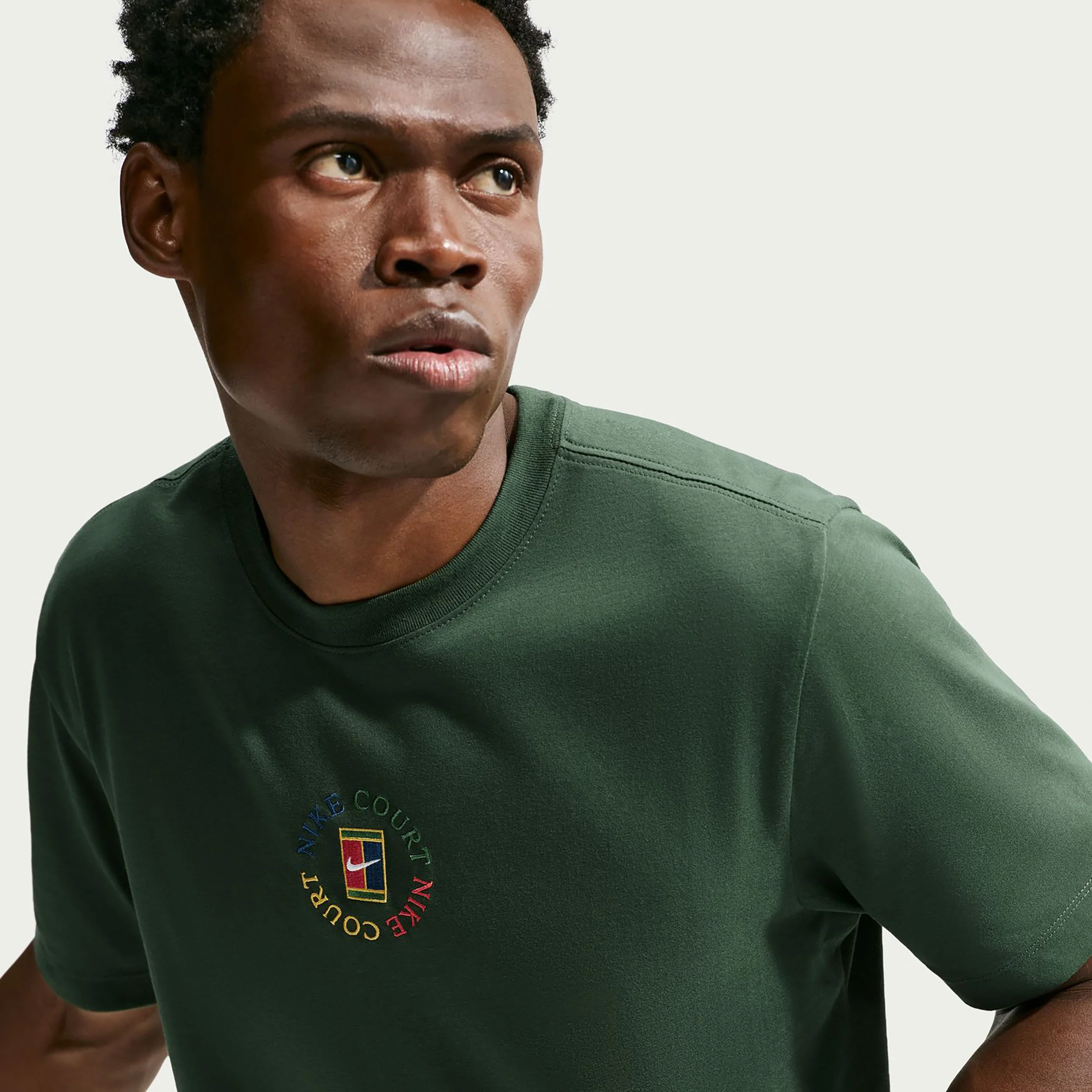 Court T-shirt Heren - donkergroen - Image 5
