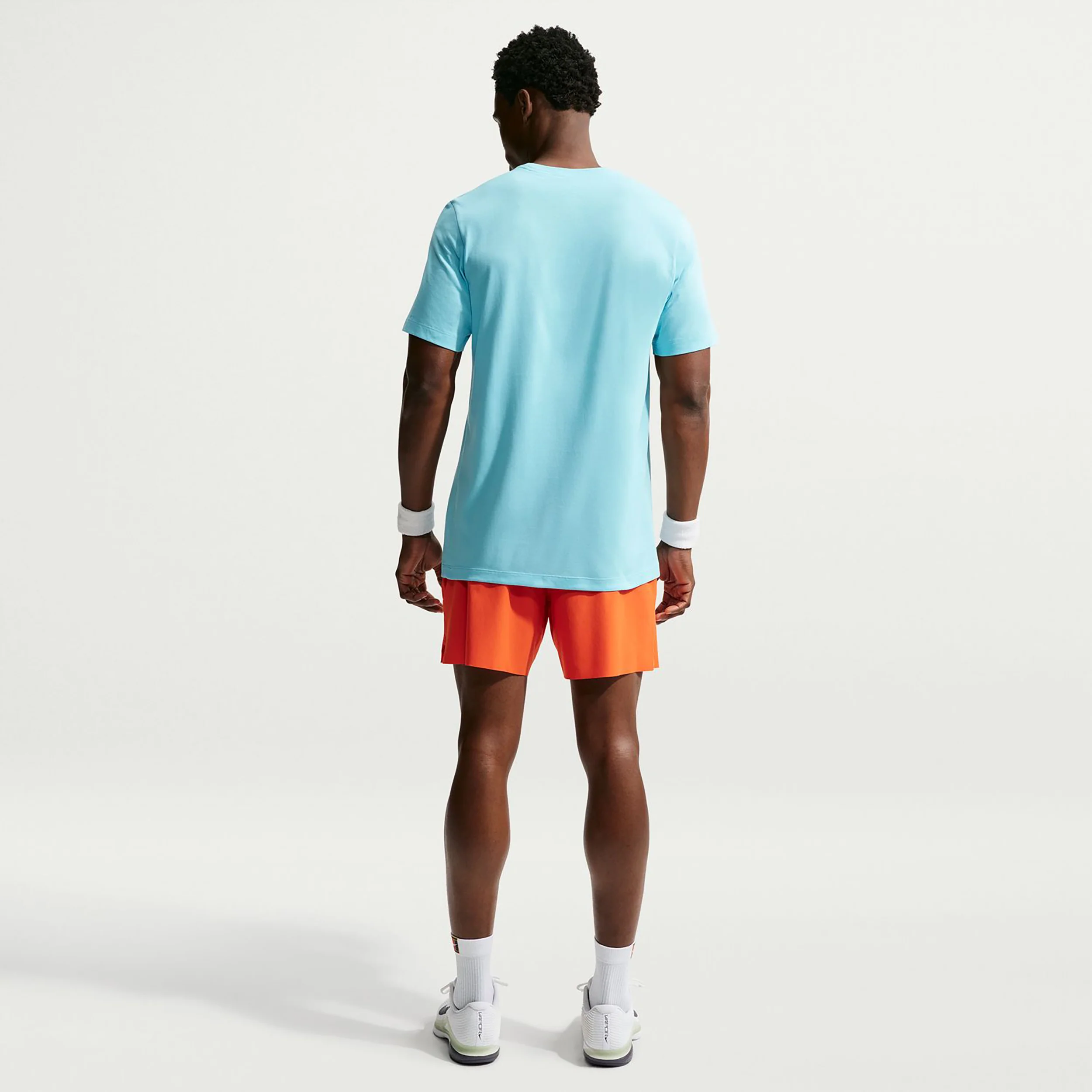 Court T-shirt Heren - turkoois - Image 2