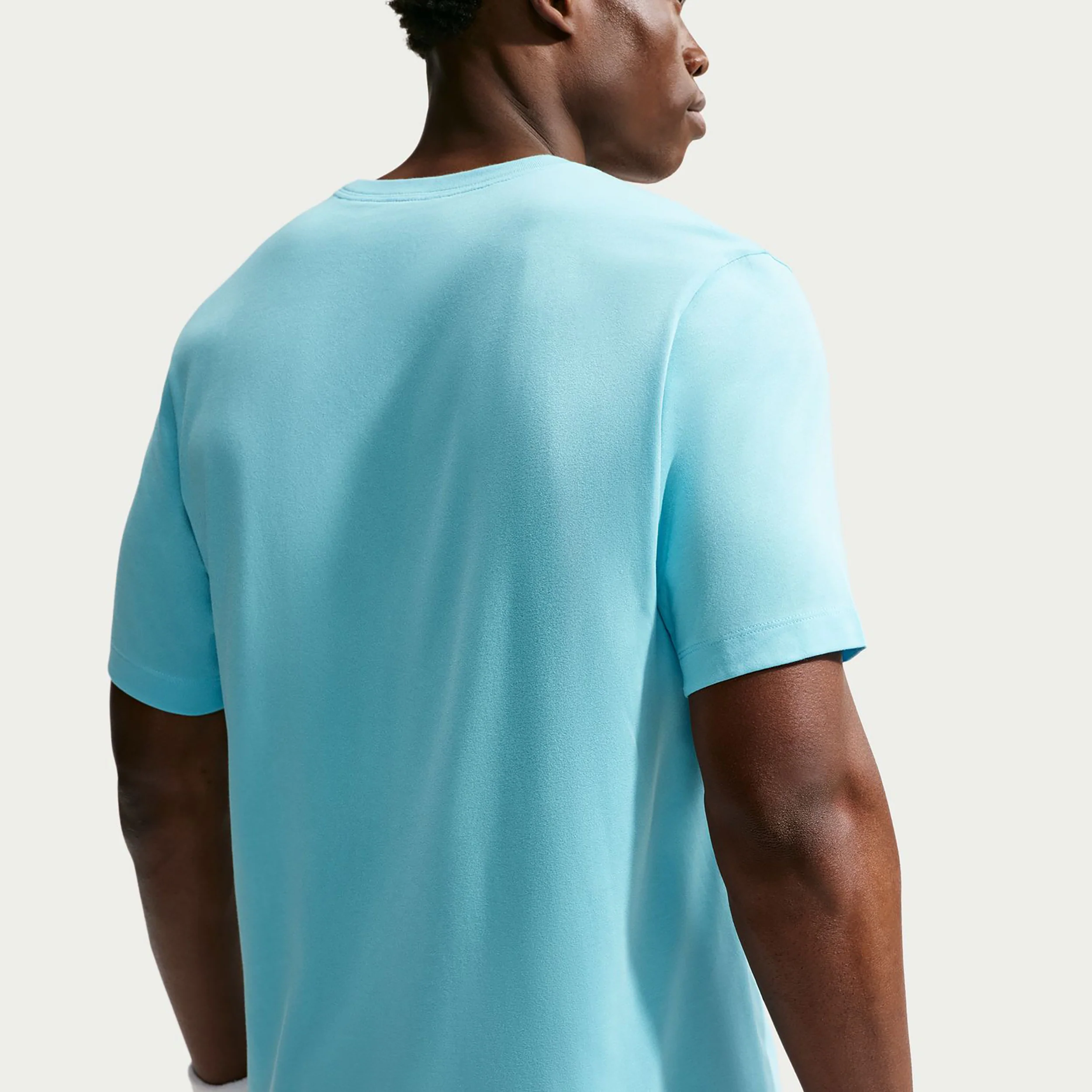 Court T-shirt Heren - turkoois - Image 4