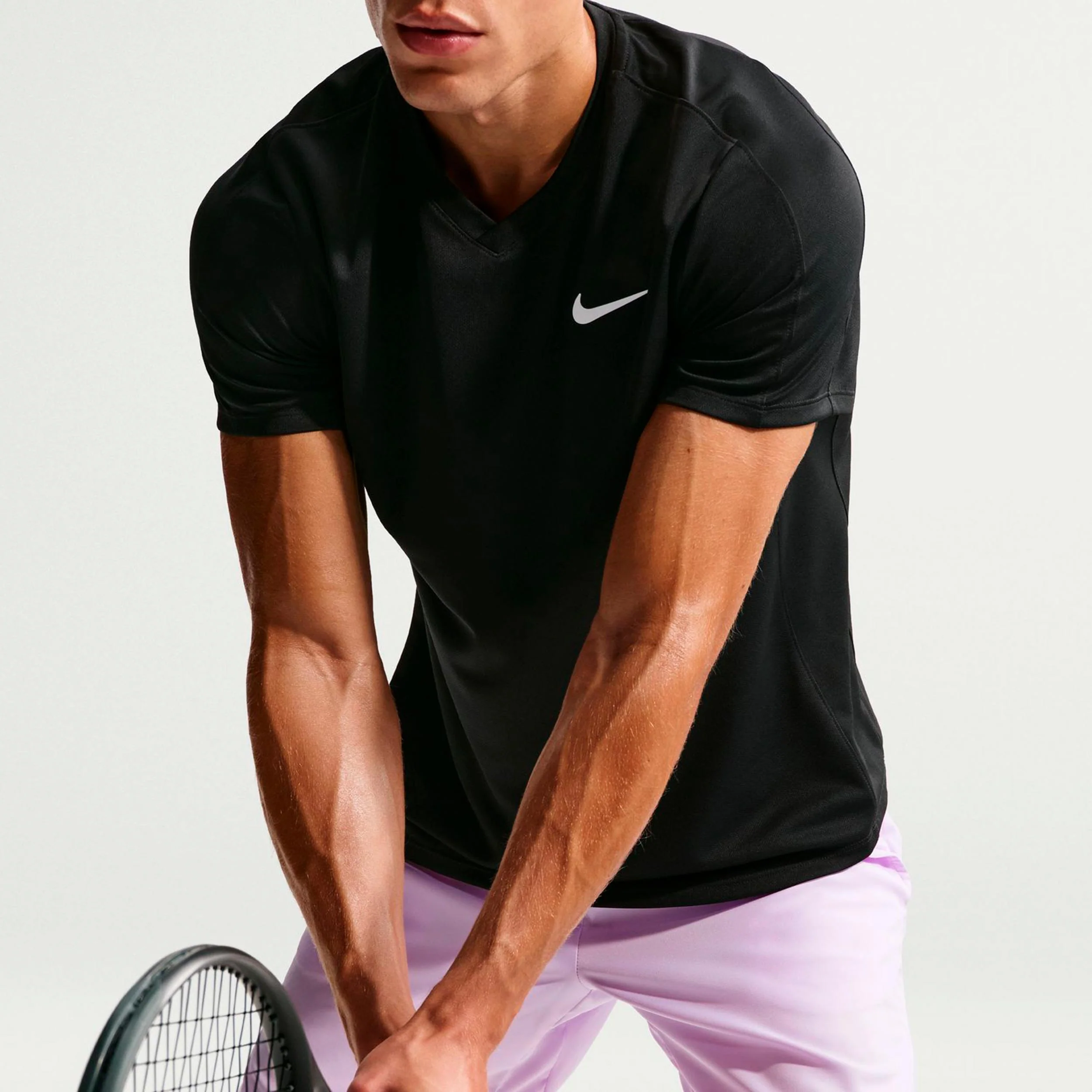 Court Victory Dri-Fit 7in Shorts Heren - mauve, zwart - Image 4