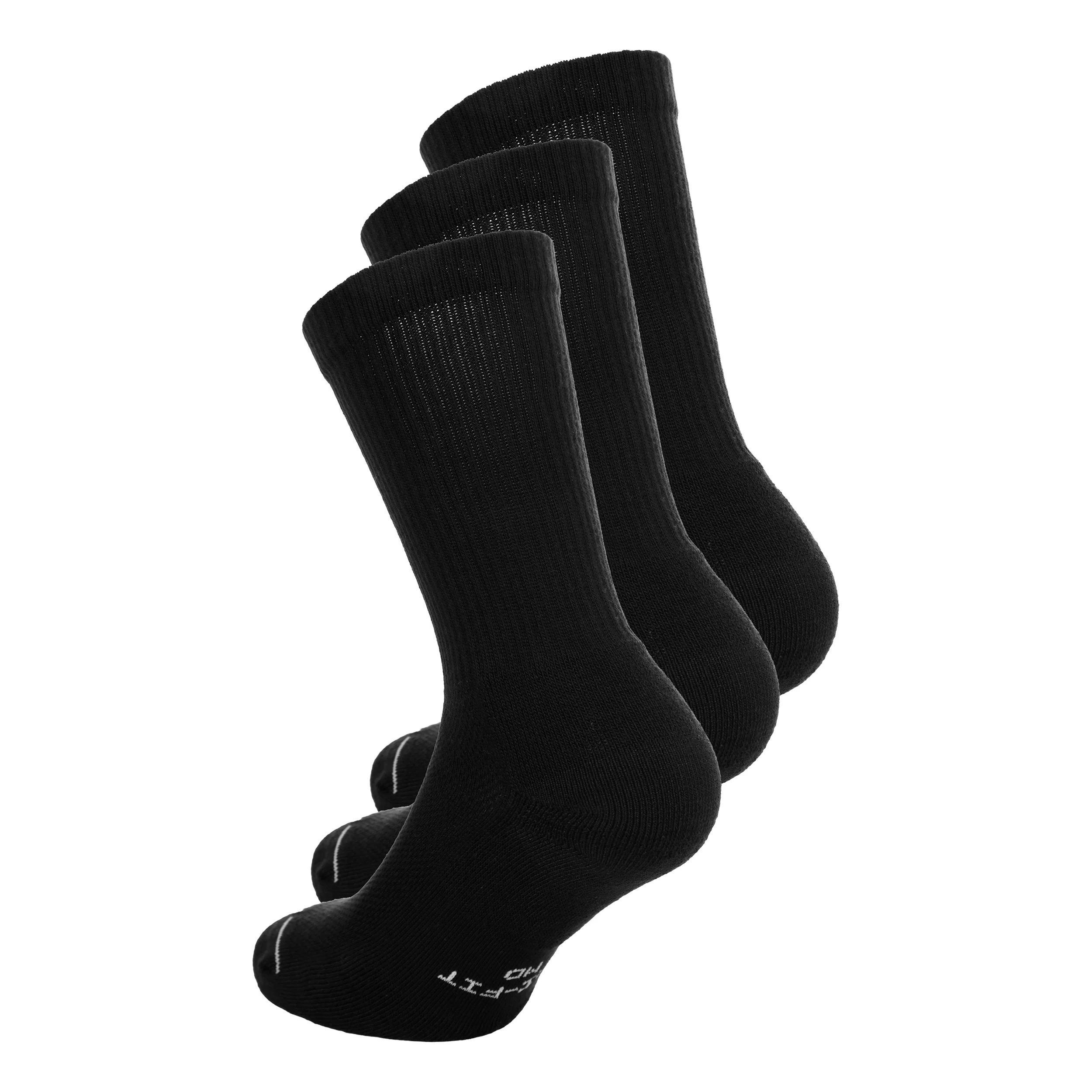 Crew Tennissokken Verpakking 3 stuks Unisex - zwart - Image 2