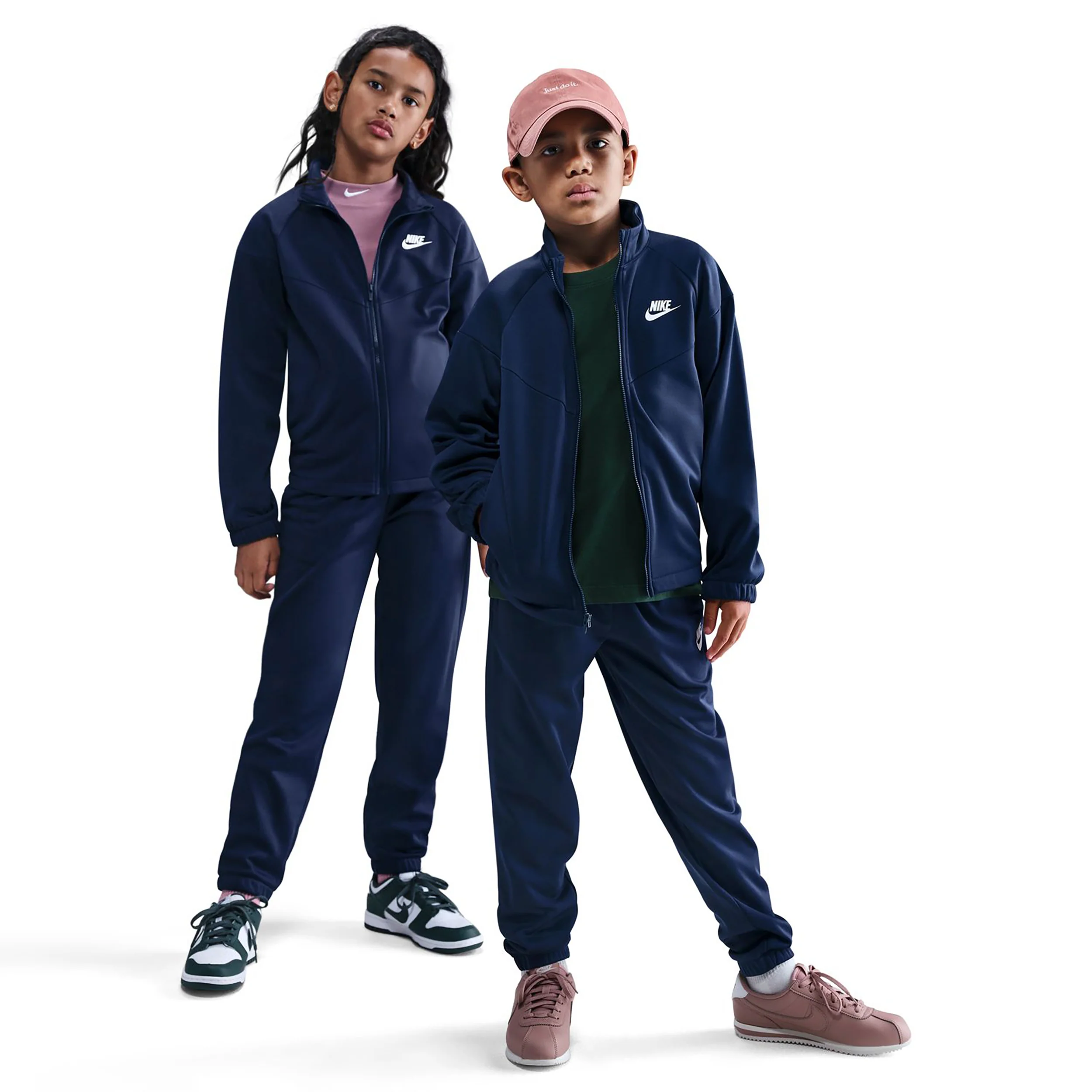 Dri-Fit Full-Zip Trainingspak Kinderen-donkerblauw - Image 7