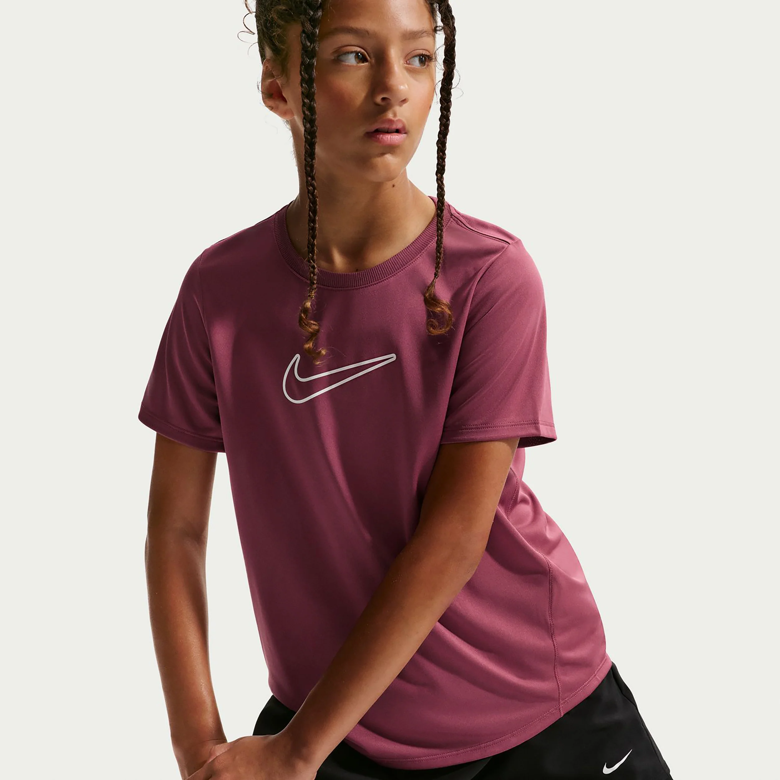 Dri-FIT One T-shirt Kinderen - mauve - Image 5