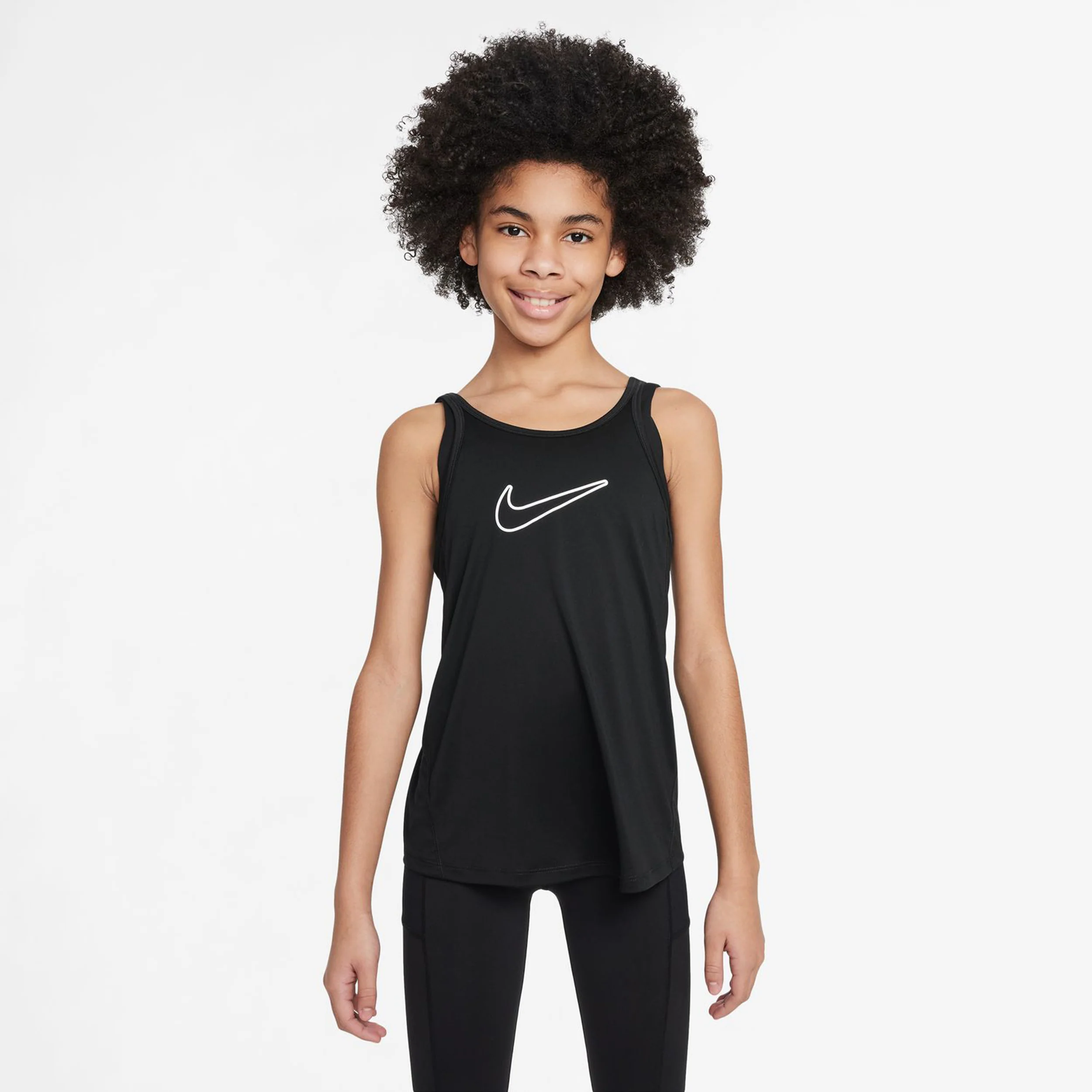 Dri-Fit One Tanktop Meisjes-Zwart - Image 4