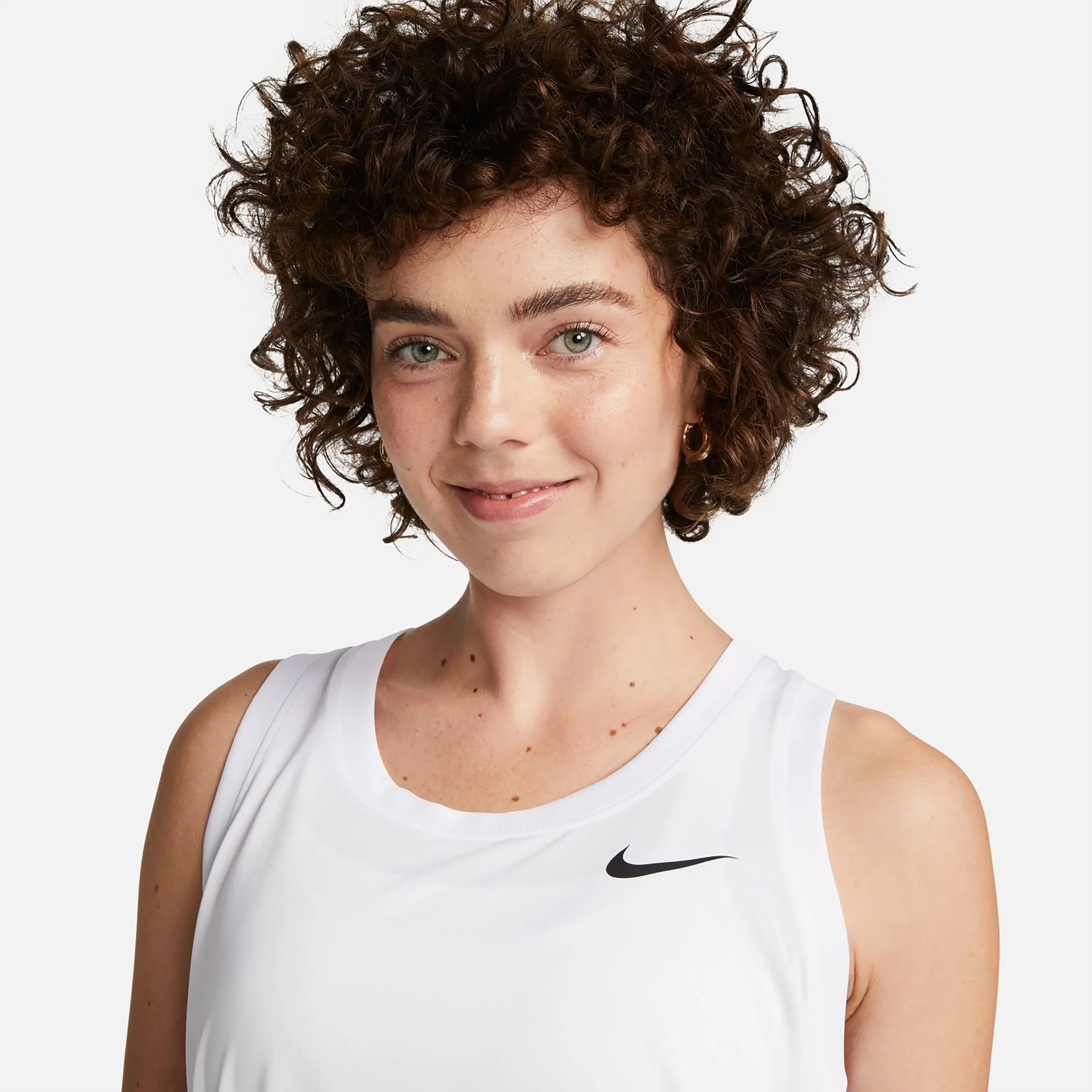 Dri-Fit Regular Racerback Tanktop Dames - wit, zwart - Image 3