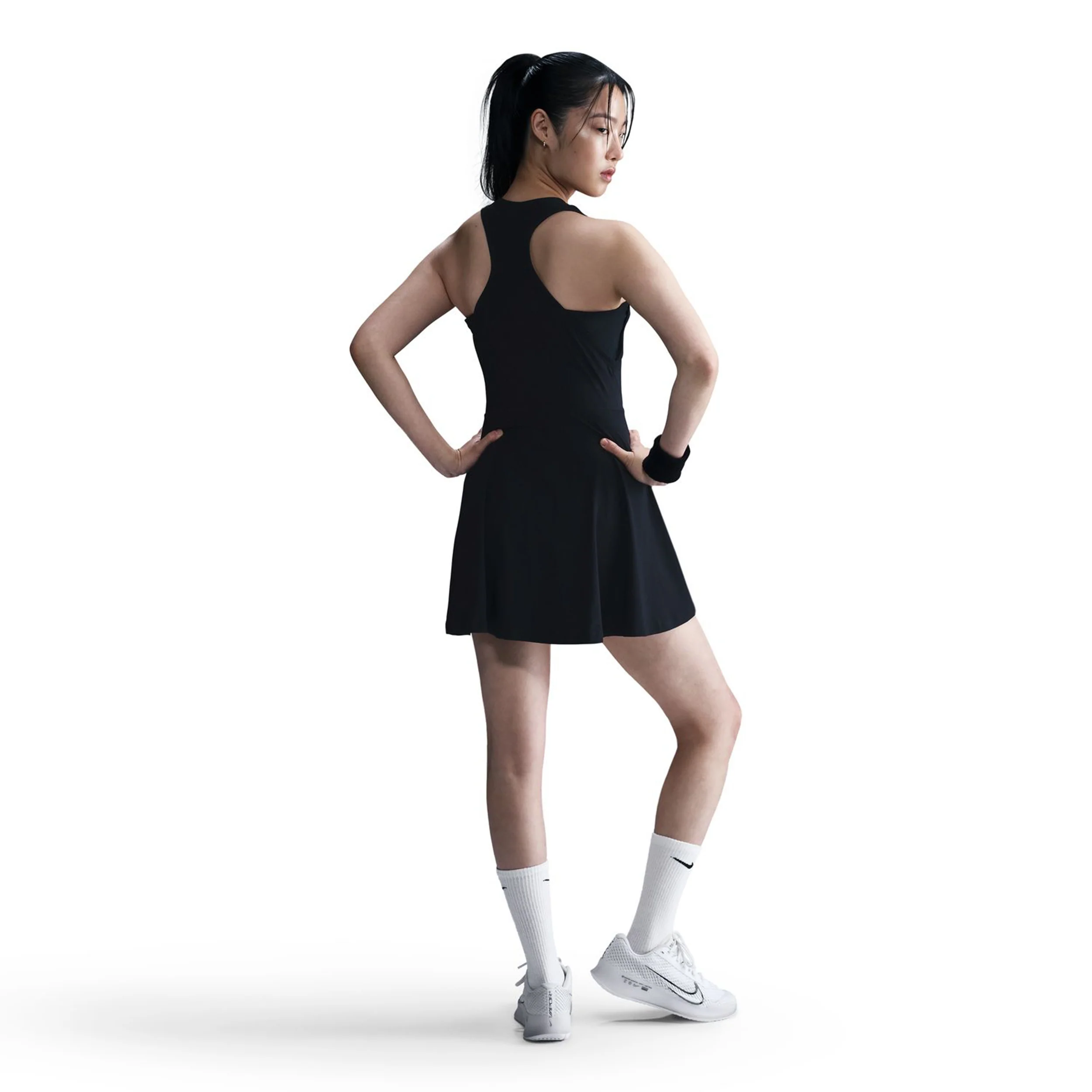 Dri-Fit Victory Jurk Dames-Zwart,Wit - Image 5
