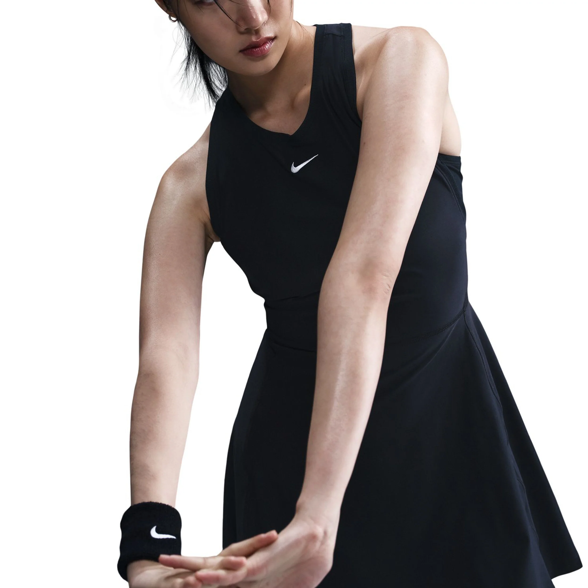 Dri-Fit Victory Jurk Dames-Zwart,Wit - Image 7