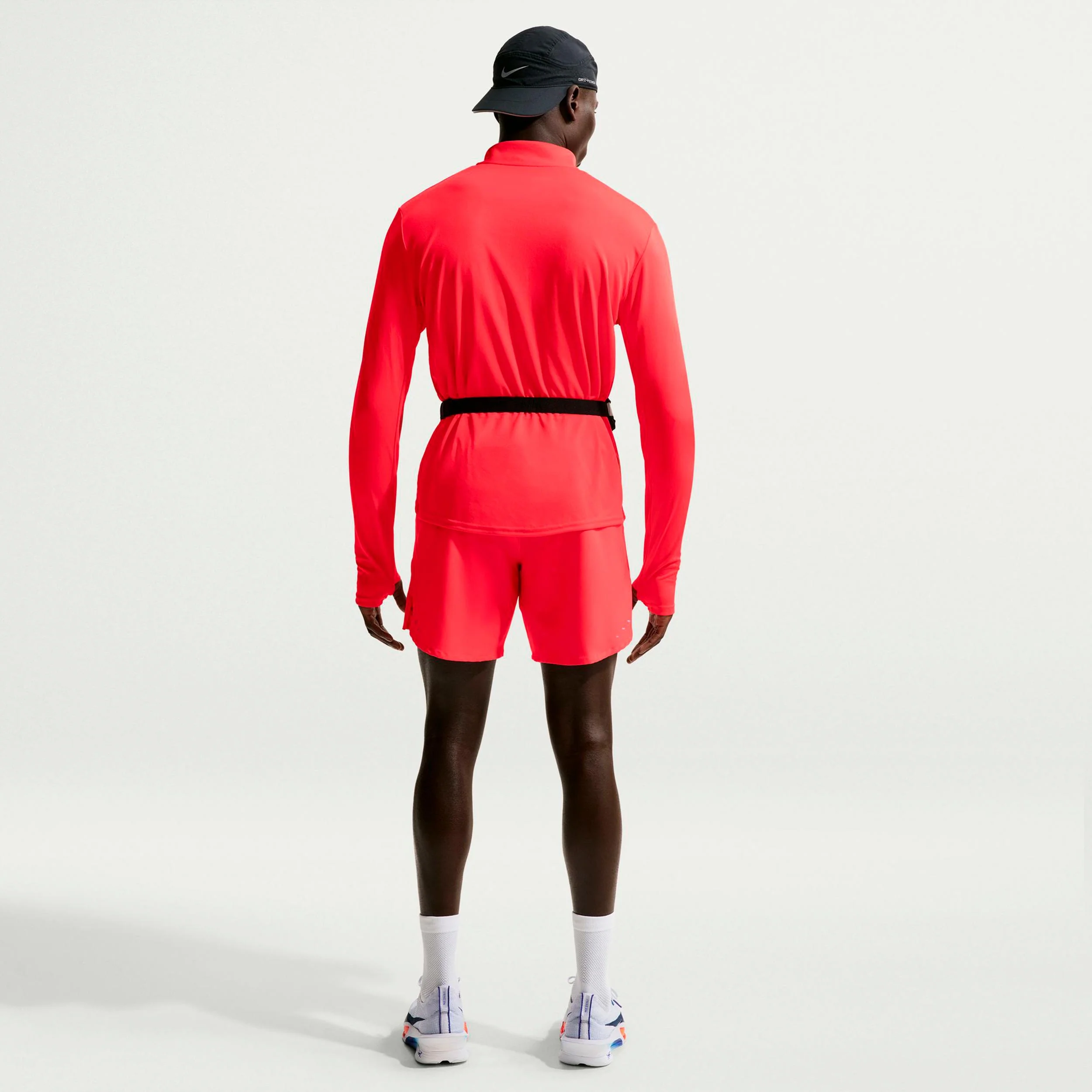 Pacer Half-Zip Hardloopshirt Heren - lichtrood, zilver - Image 3