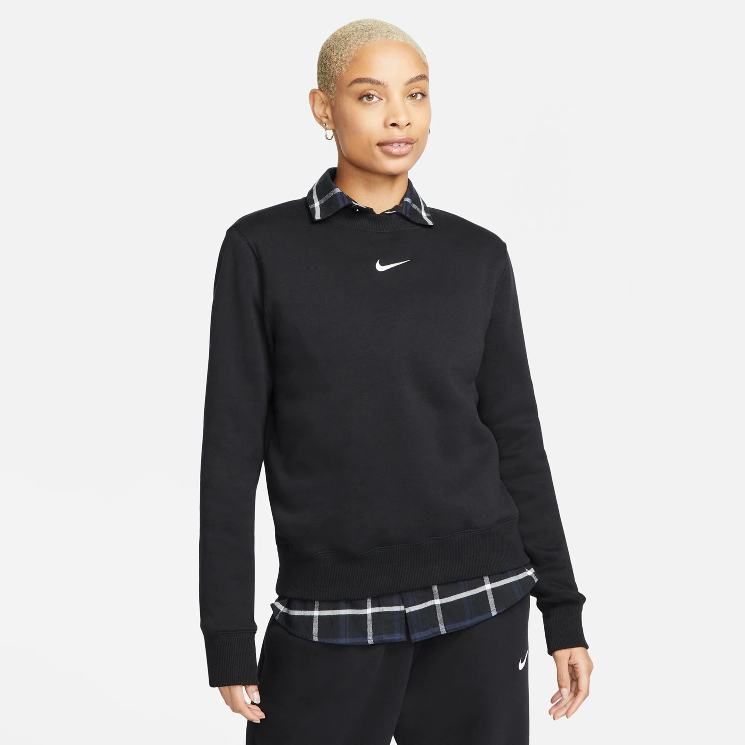 PHNX Fleece STD Crew Sweatshirt Dames-Zwart - Image 4