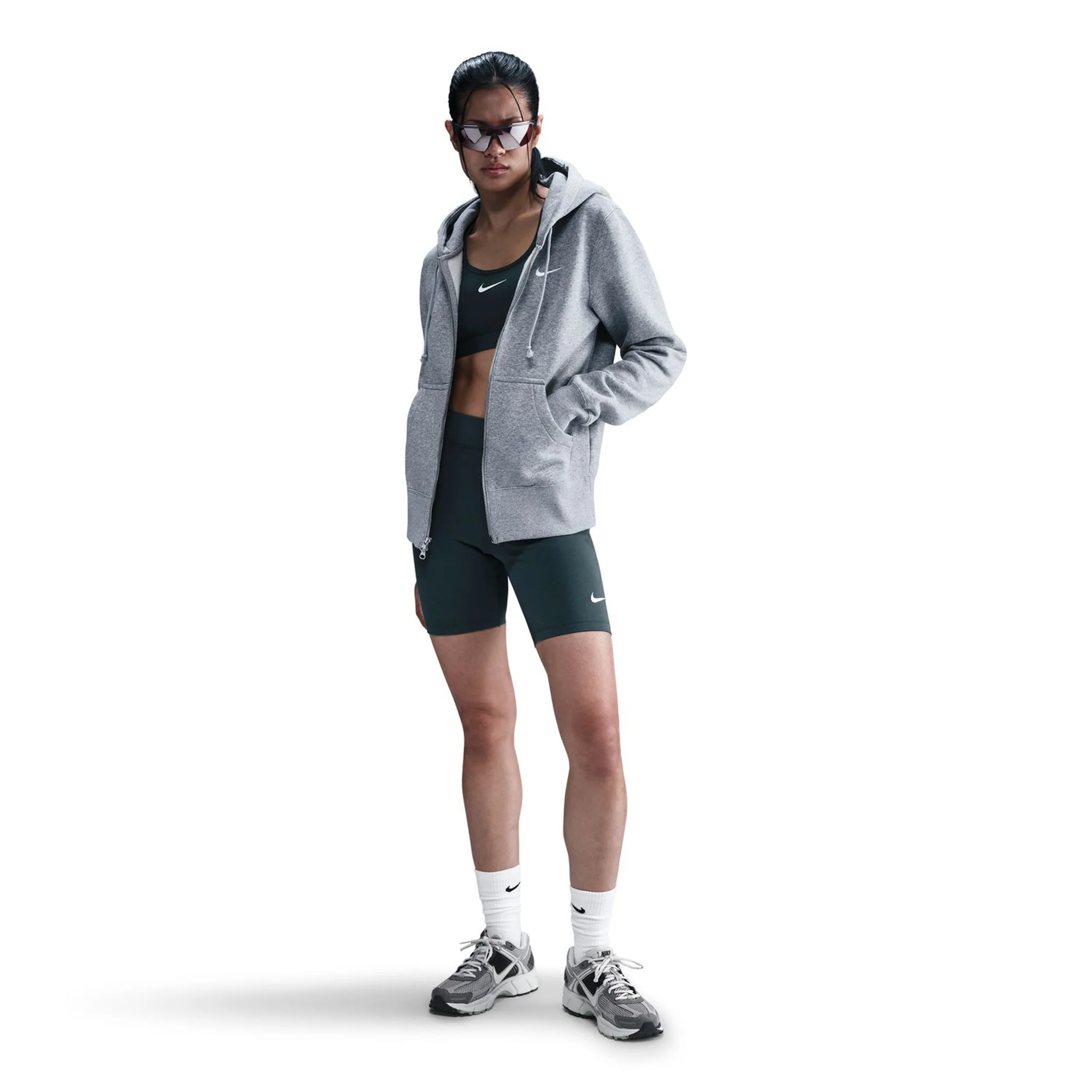 Sportswear Phoenix Fleece Full-Zip Sportjas Dames-Grijs