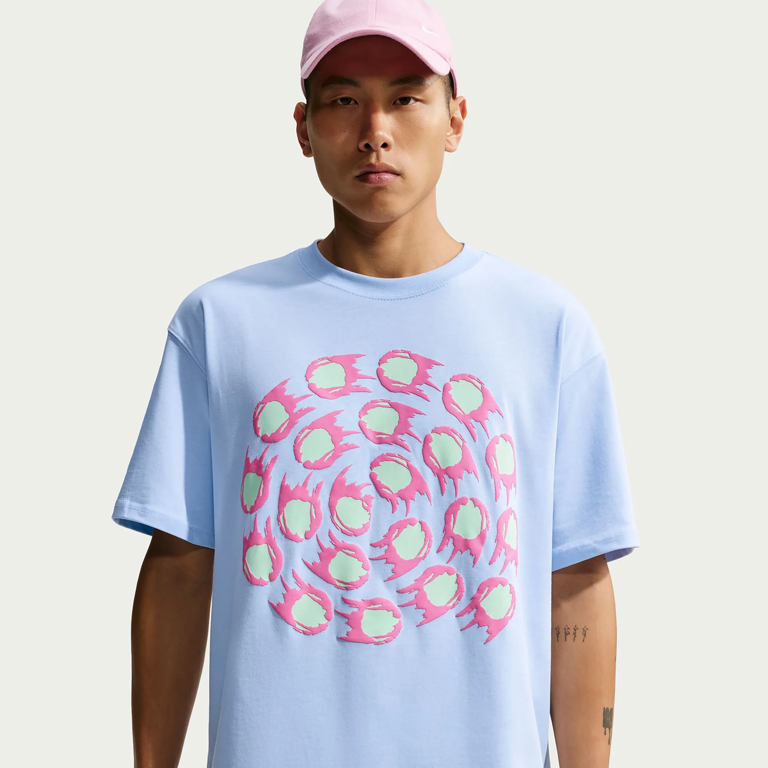 Sportswear T-shirt Heren - lichtblauw - Image 3
