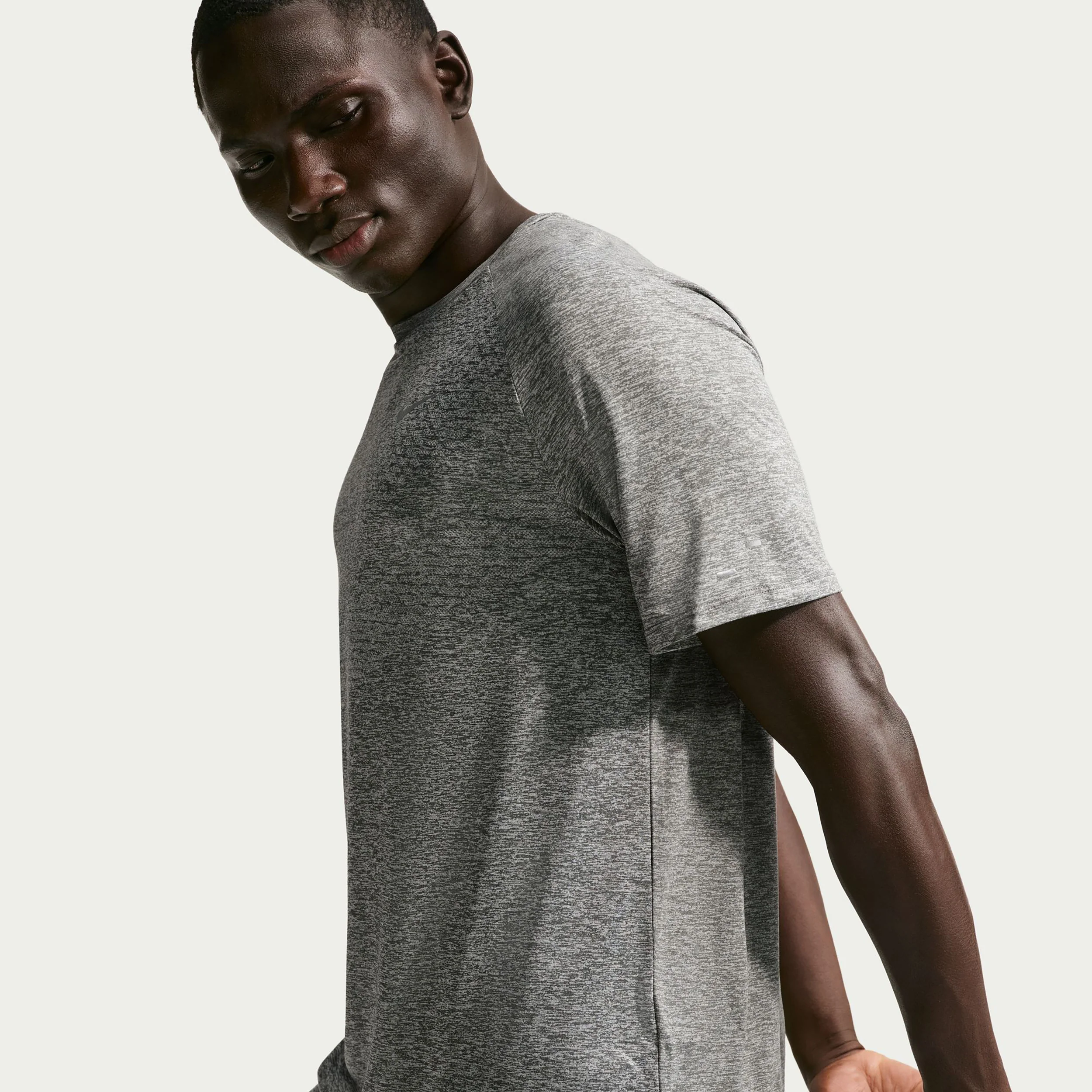Stride  Hardloopshirt Heren - grijs, zilver - Image 5