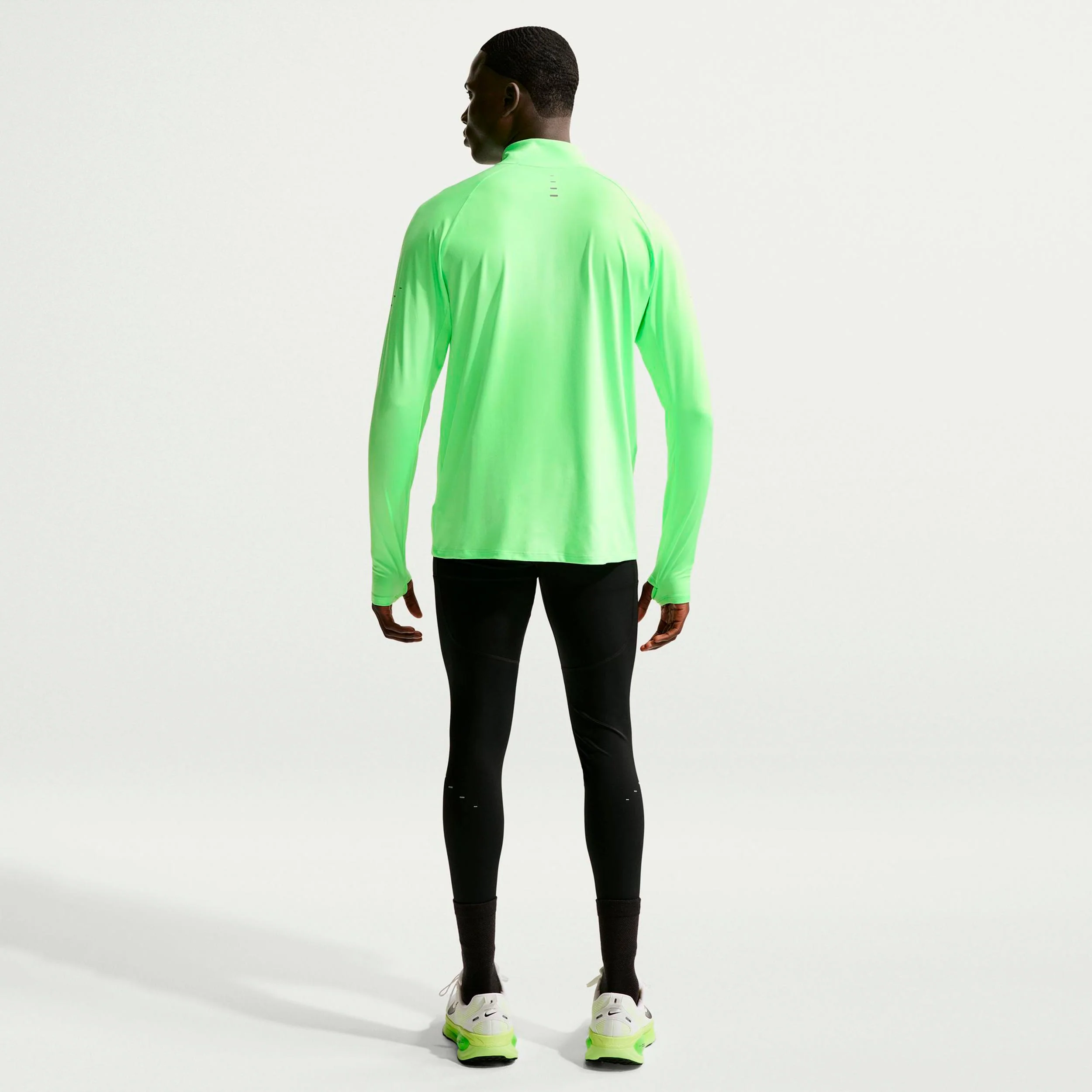 Stride Hardloopshirt Heren - lichtgroen, zilver - Image 3