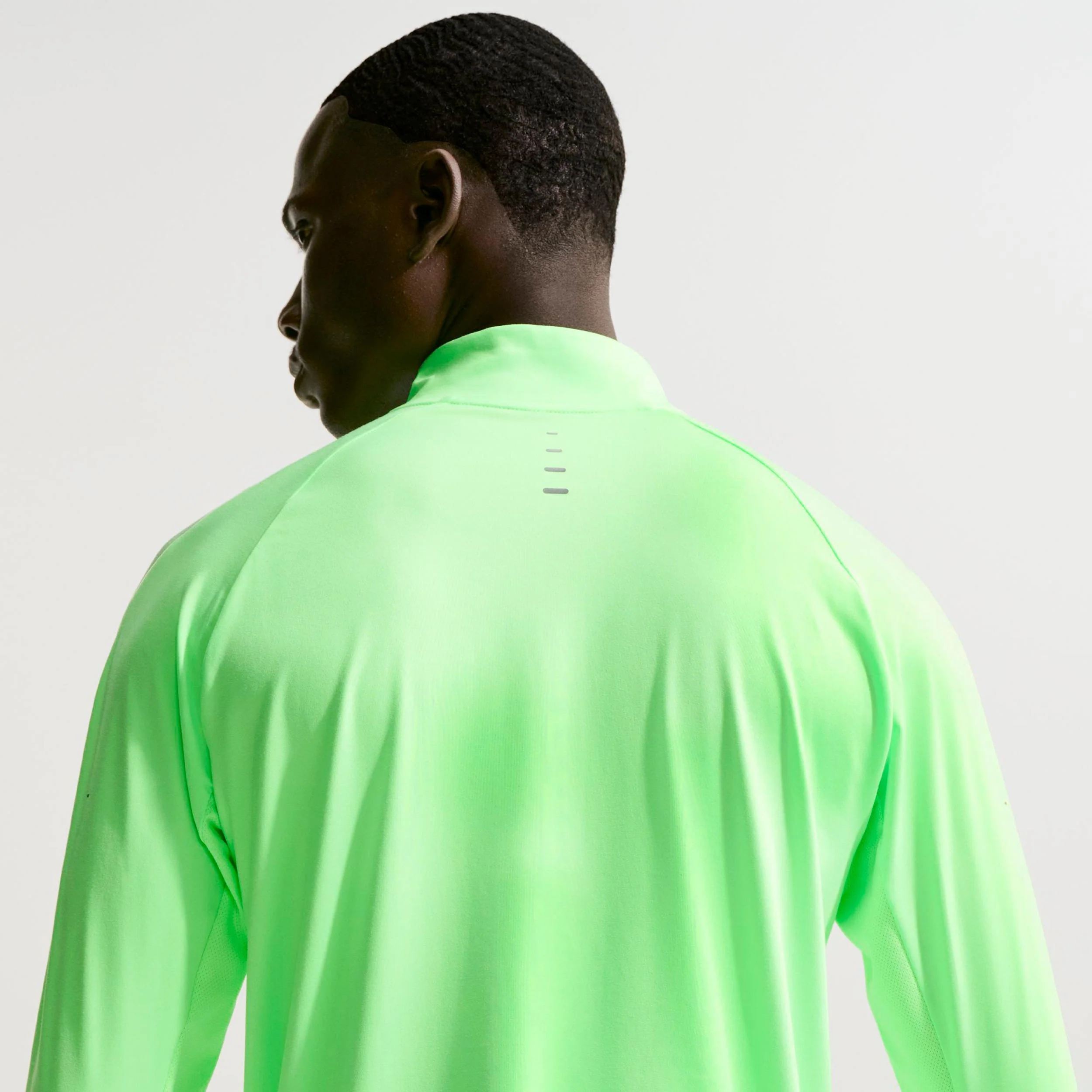 Stride Hardloopshirt Heren - lichtgroen, zilver - Image 4