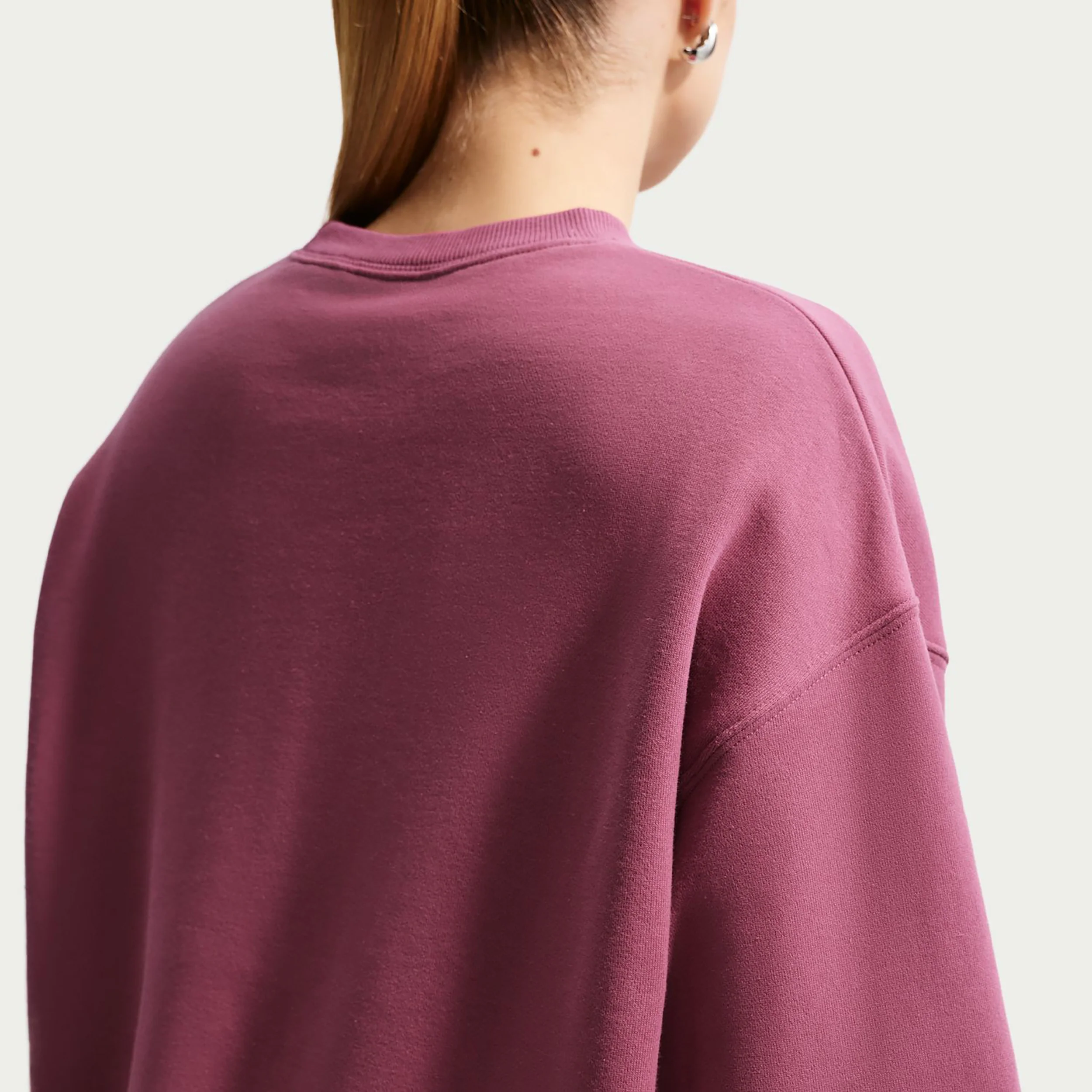 Studio Fleece Sweatshirt Dames - mauve - Image 3