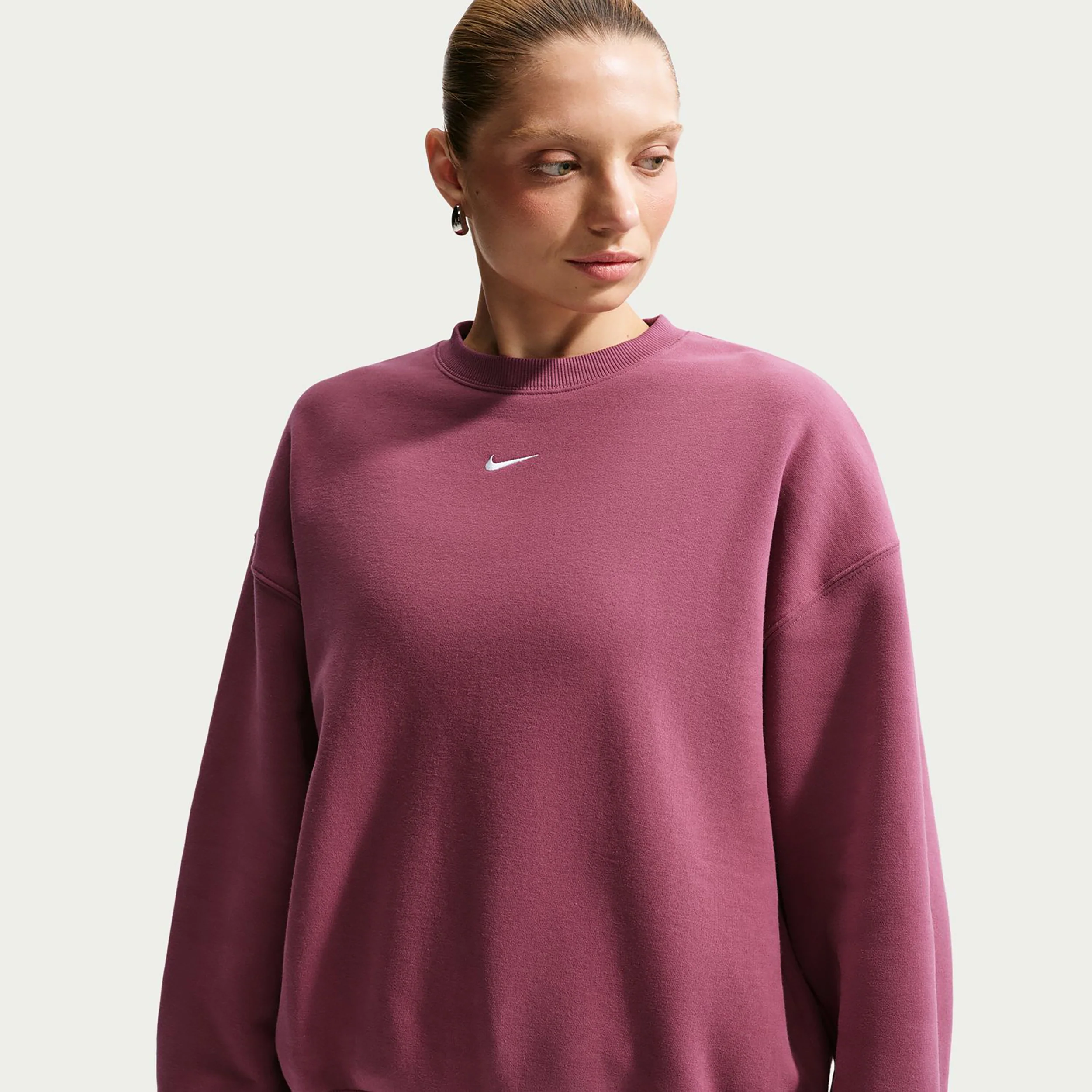 Studio Fleece Sweatshirt Dames - mauve - Image 4