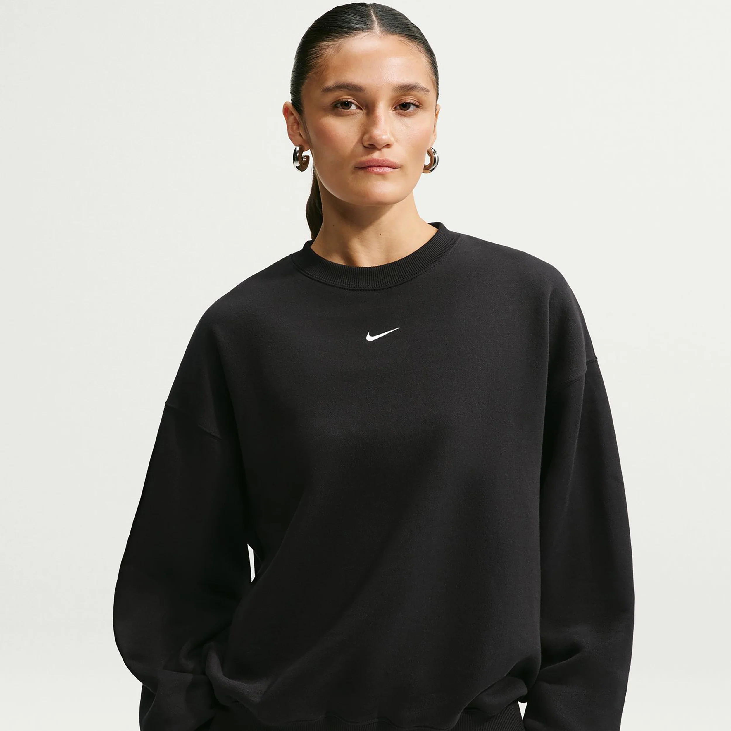 Studio Fleece Sweatshirt Dames - zwart - Image 3