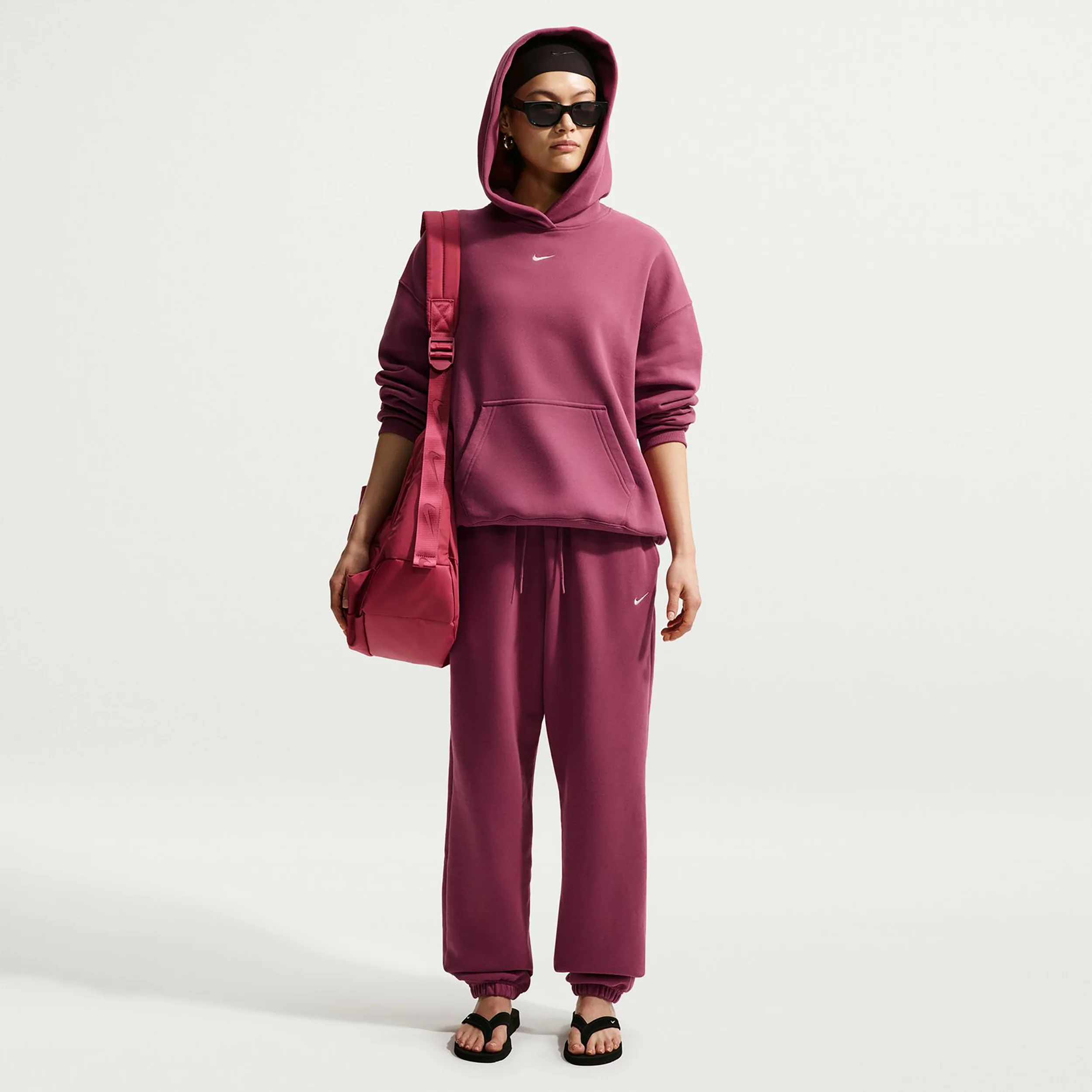Studio Fleece Trainingsbroek Dames - mauve - Image 4