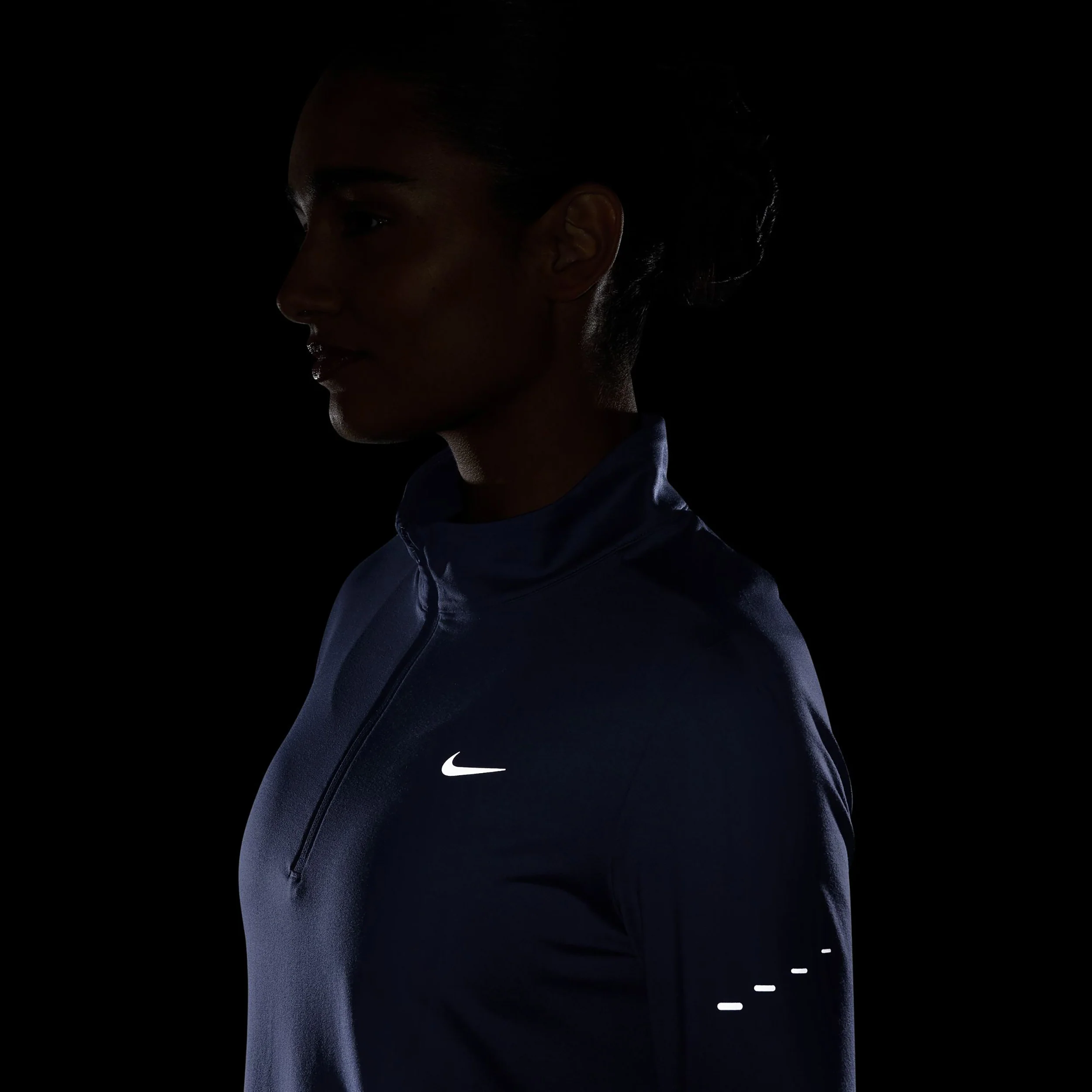 Swift Half-Zip Hardloopshirt Dames - lichtblauw, zilver - Image 7