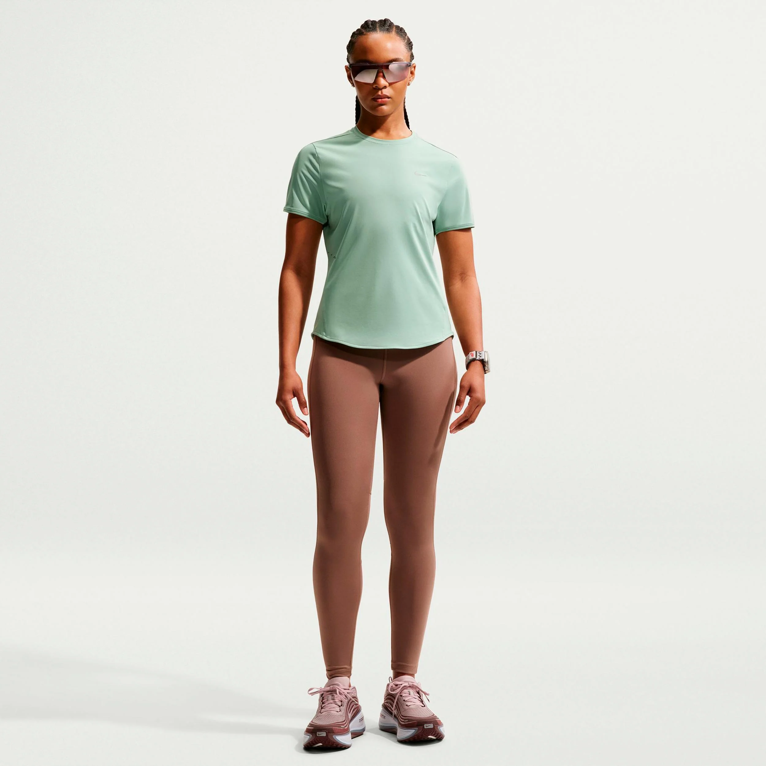 Swift Hardloopshirt Dames - lichtgroen, zilver - Image 2