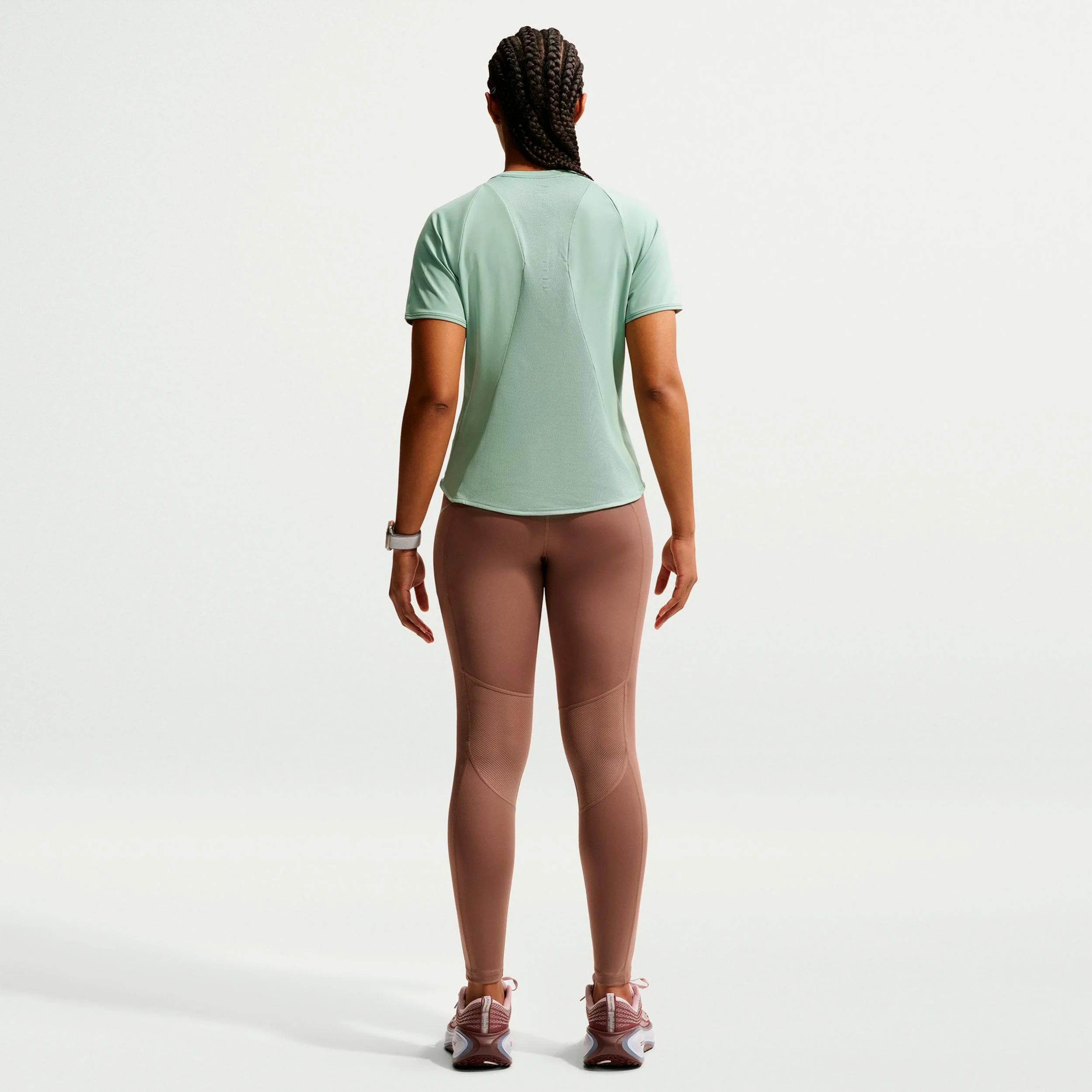 Swift Hardloopshirt Dames - lichtgroen, zilver - Image 3