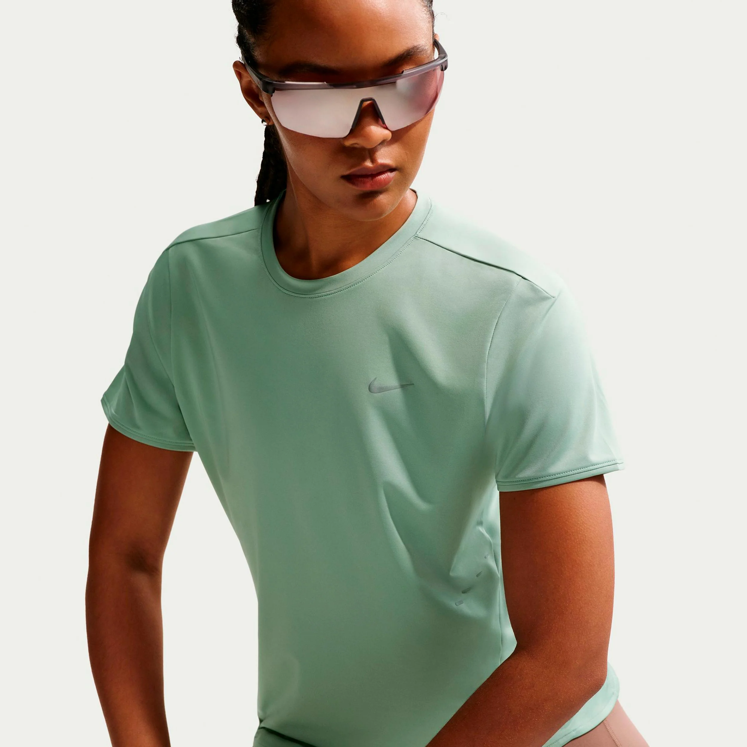 Swift Hardloopshirt Dames - lichtgroen, zilver - Image 5