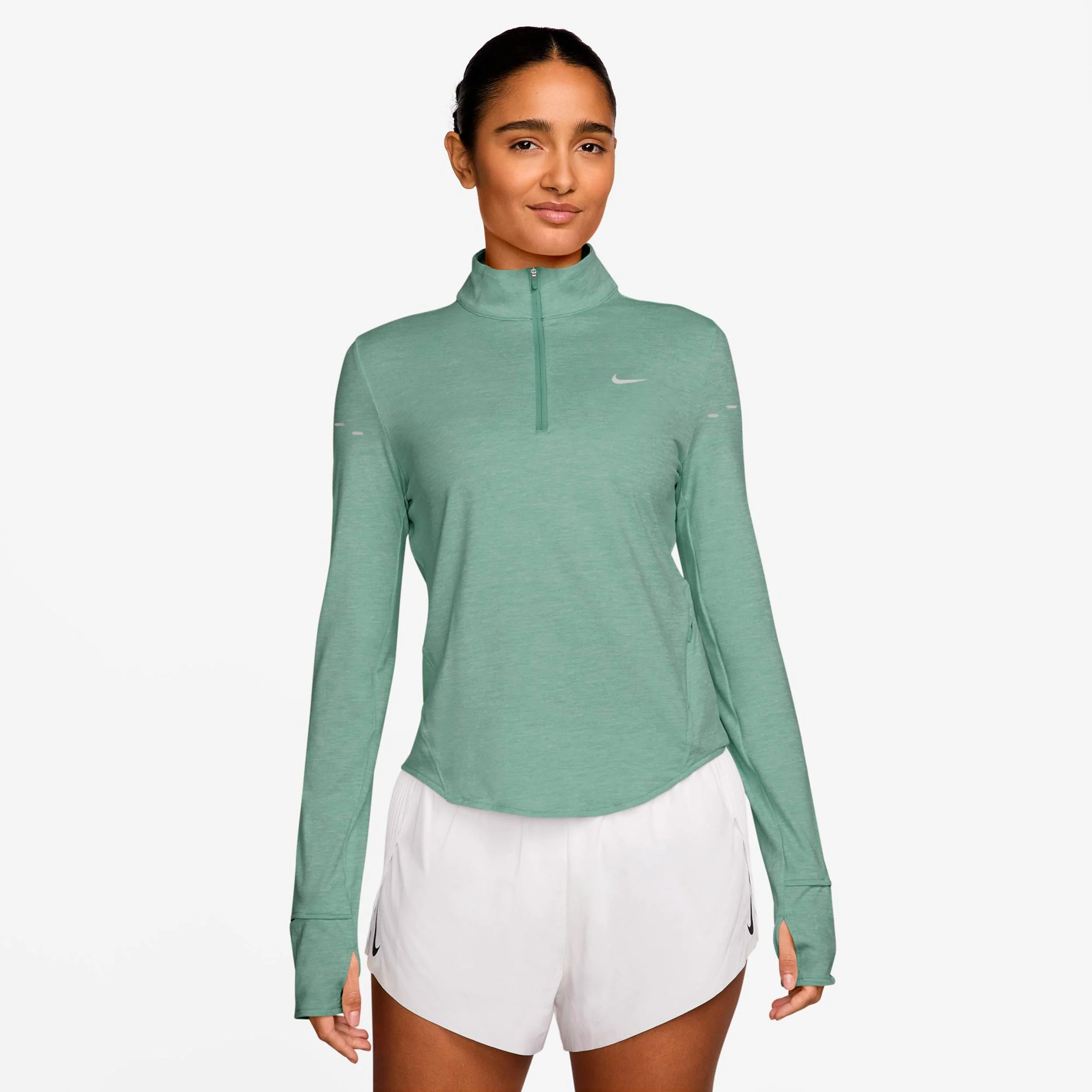 Swift Hardloopshirt Dames - lichtgroen, zilver