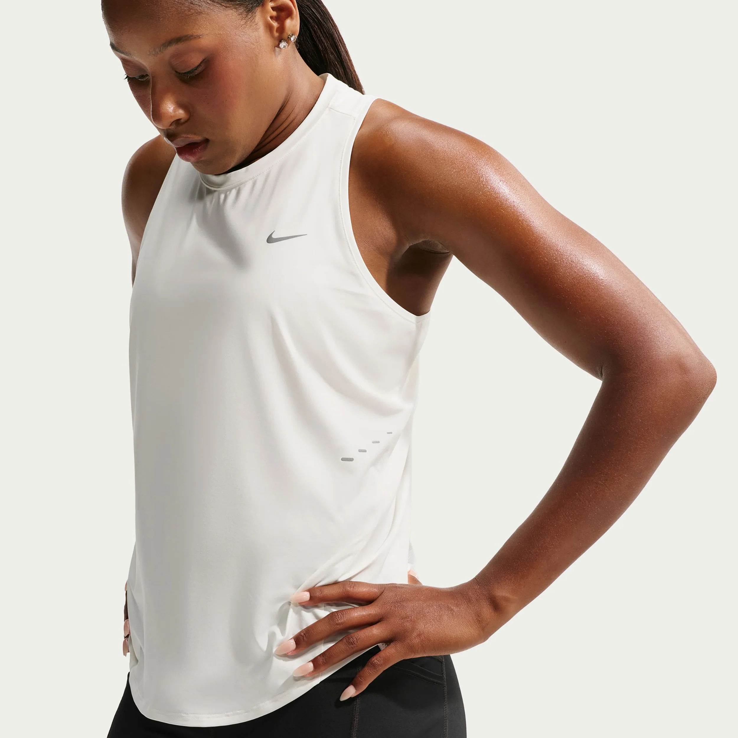 Swift  Hardloopshirt Dames - wit, zilver - Image 3