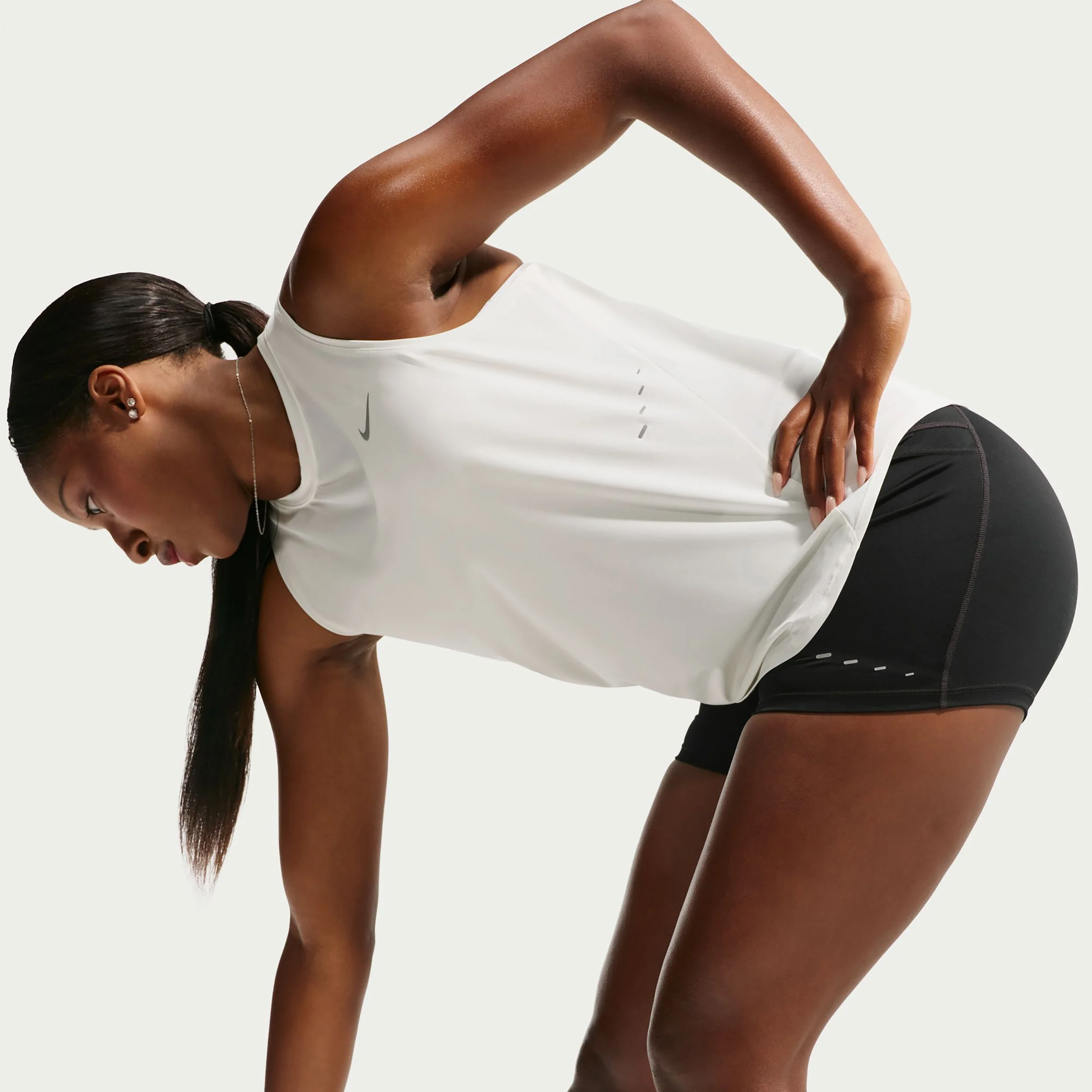 Swift  Hardloopshirt Dames - wit, zilver - Image 5