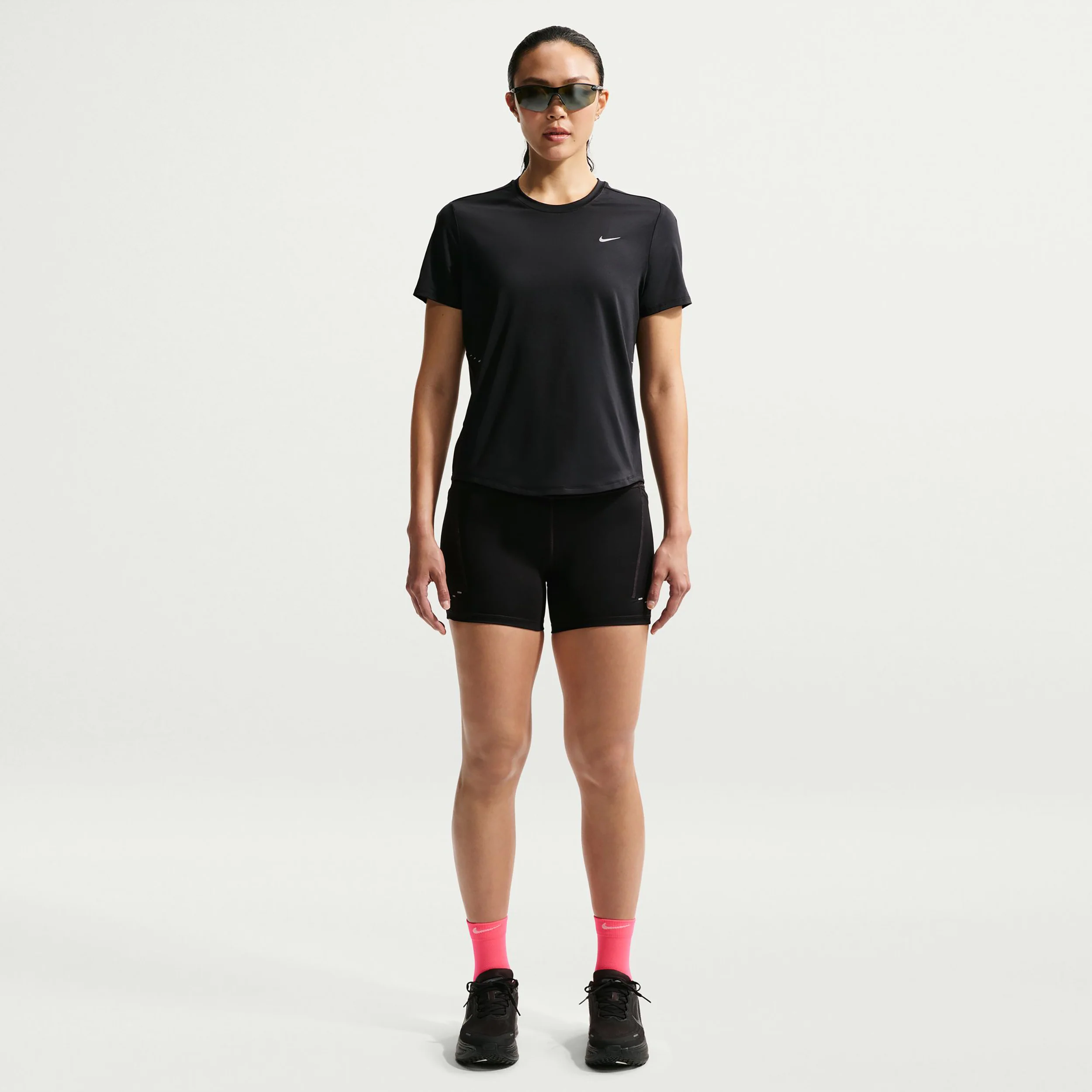 Swift  Hardloopshirt Dames - zwart, zilver