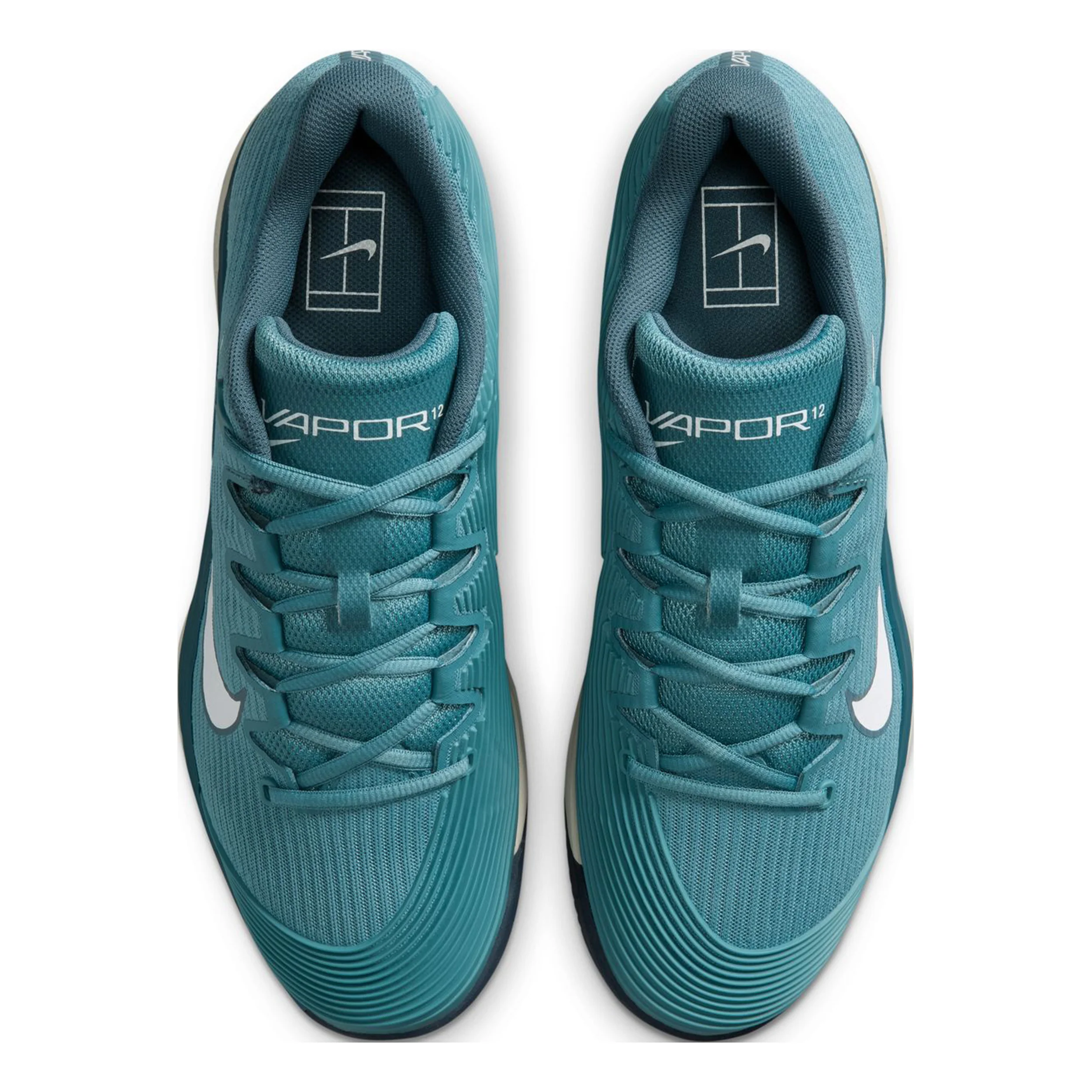 Zoom Vapor 12 Gravelschoen Heren - petrolblauw, wit - Image 3
