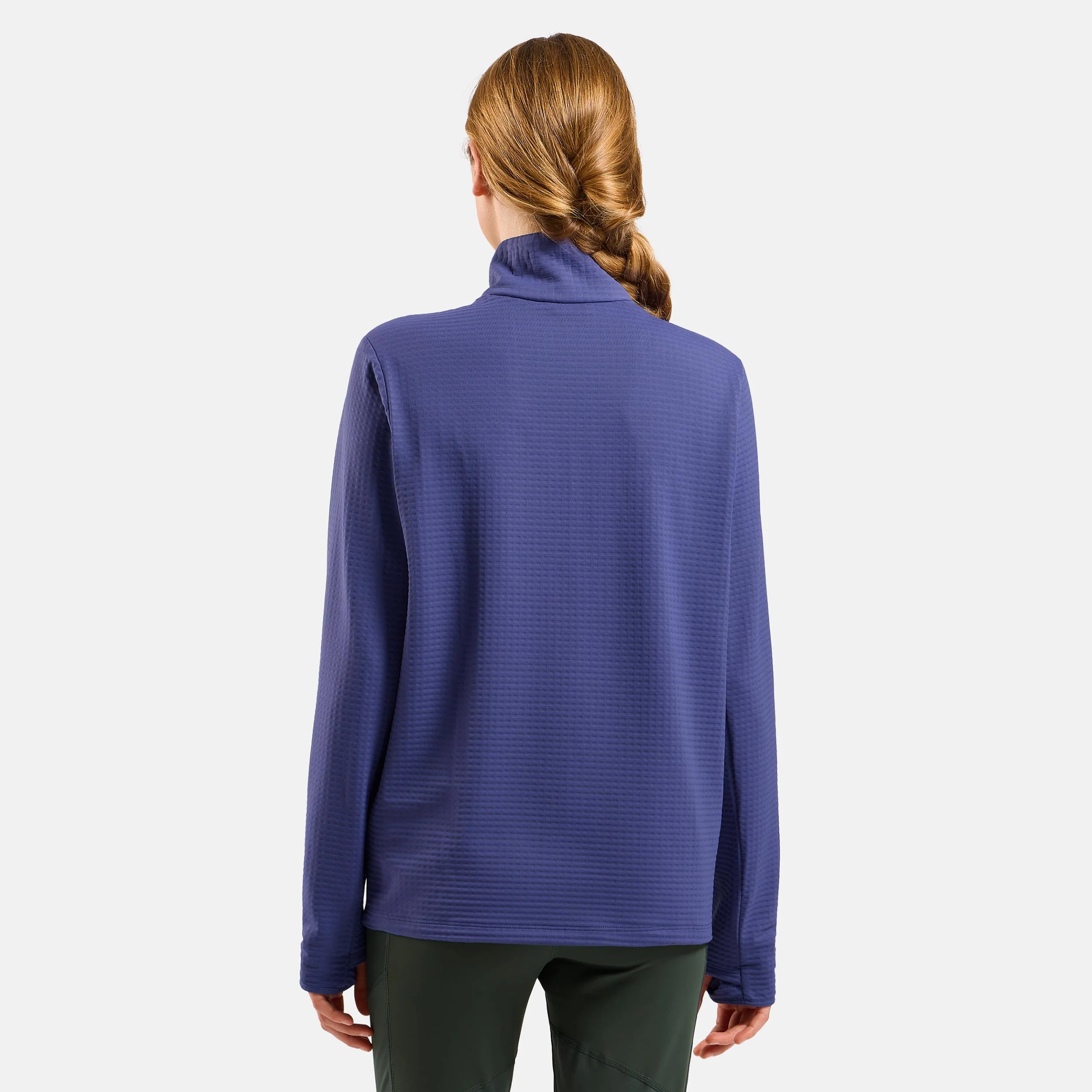Essential Thermal Midlayer 1/2 Zip Hardloopshirt Dames - blauw - Image 4