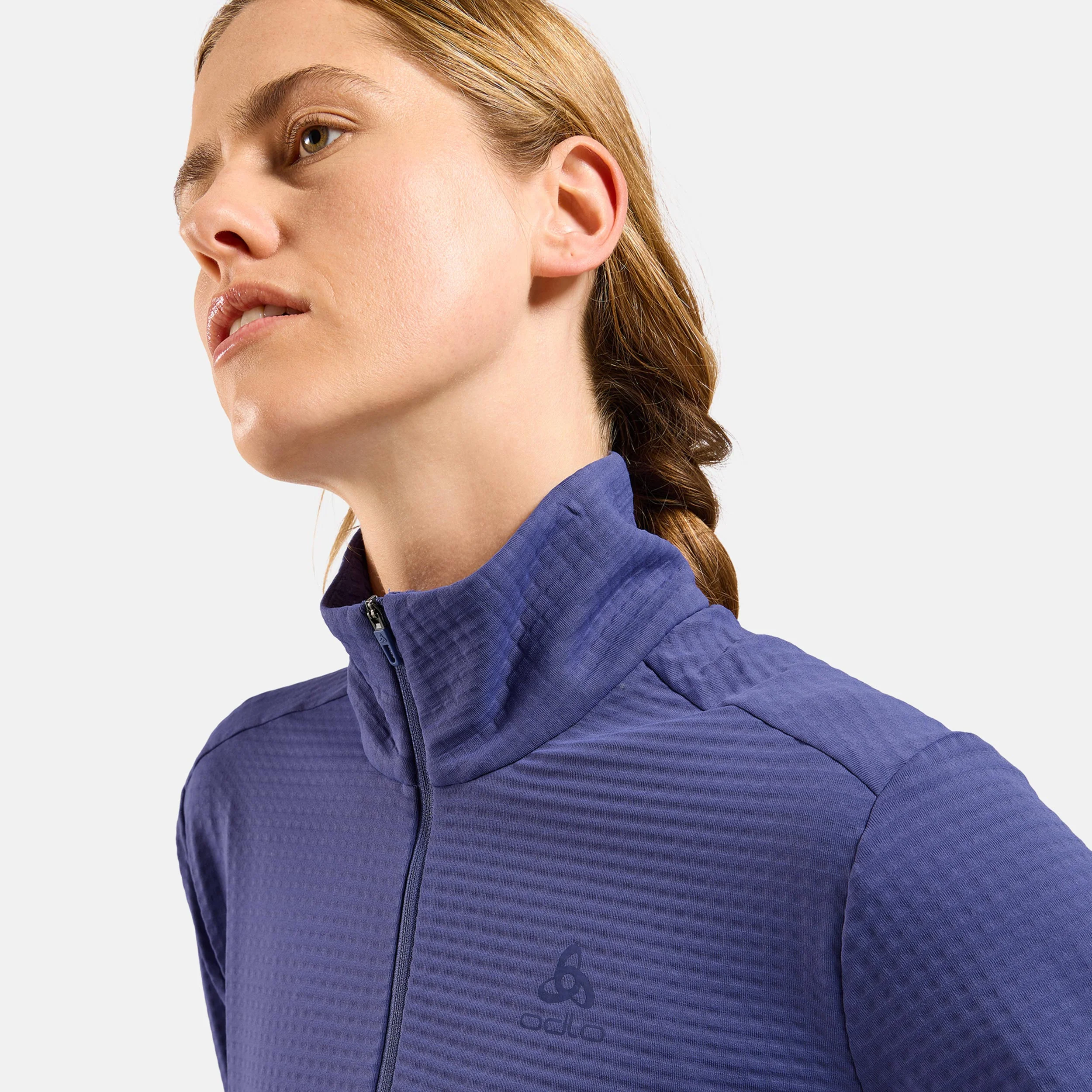 Essential Thermal Midlayer 1/2 Zip Hardloopshirt Dames - blauw - Image 5